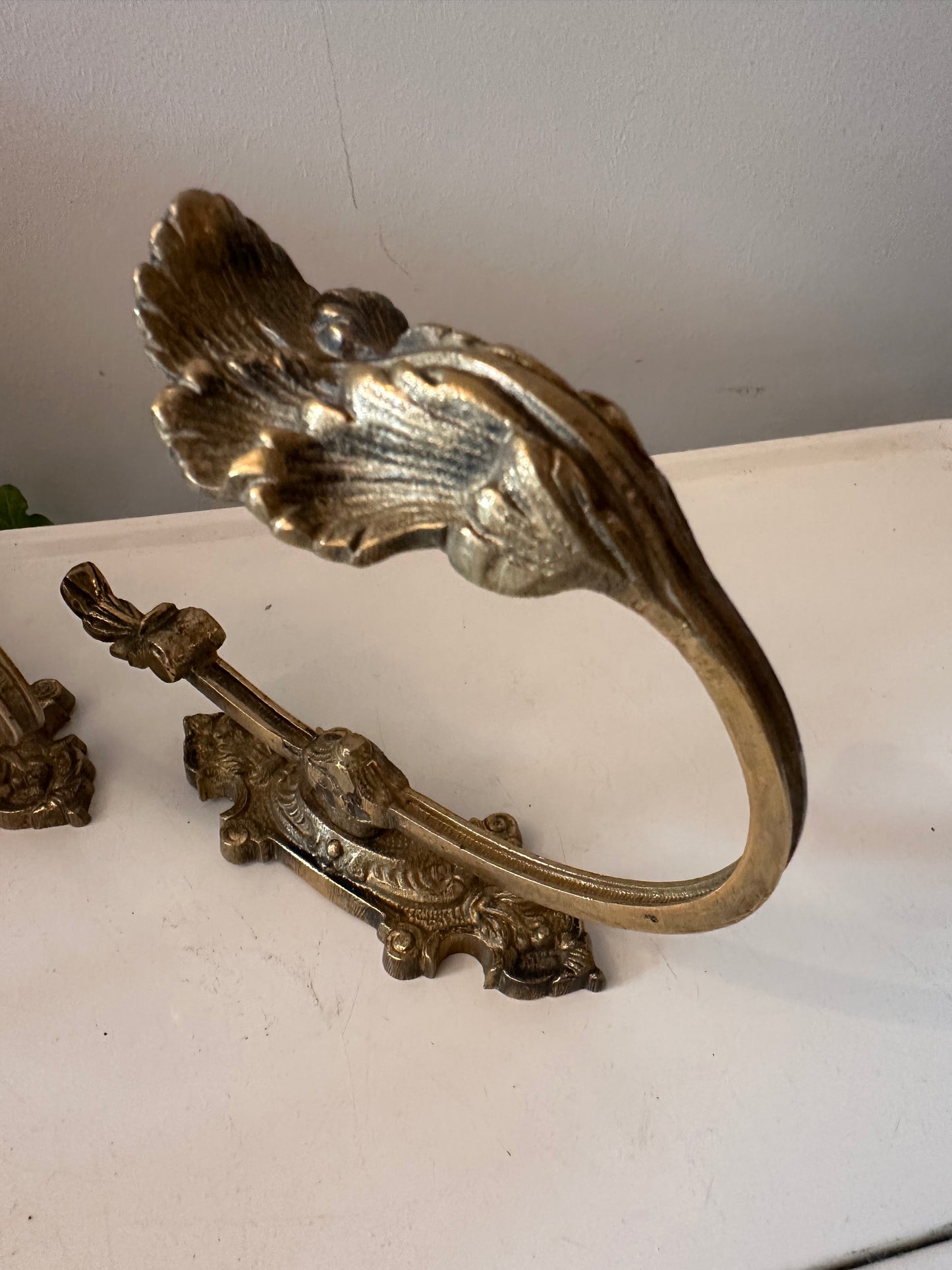 Messing wand haken prijs per stuk