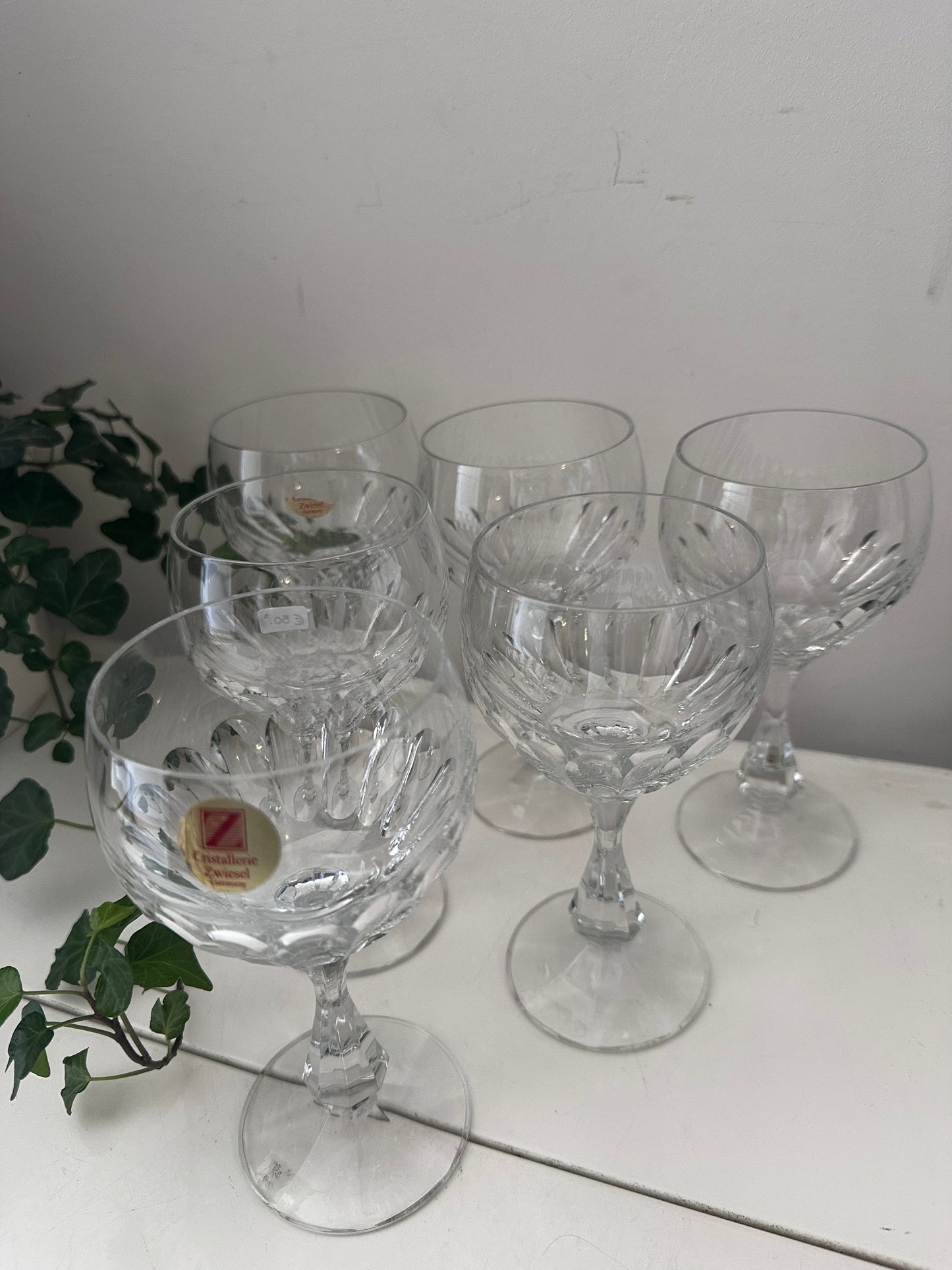 Zwiesel wijnglazen vintage kristal