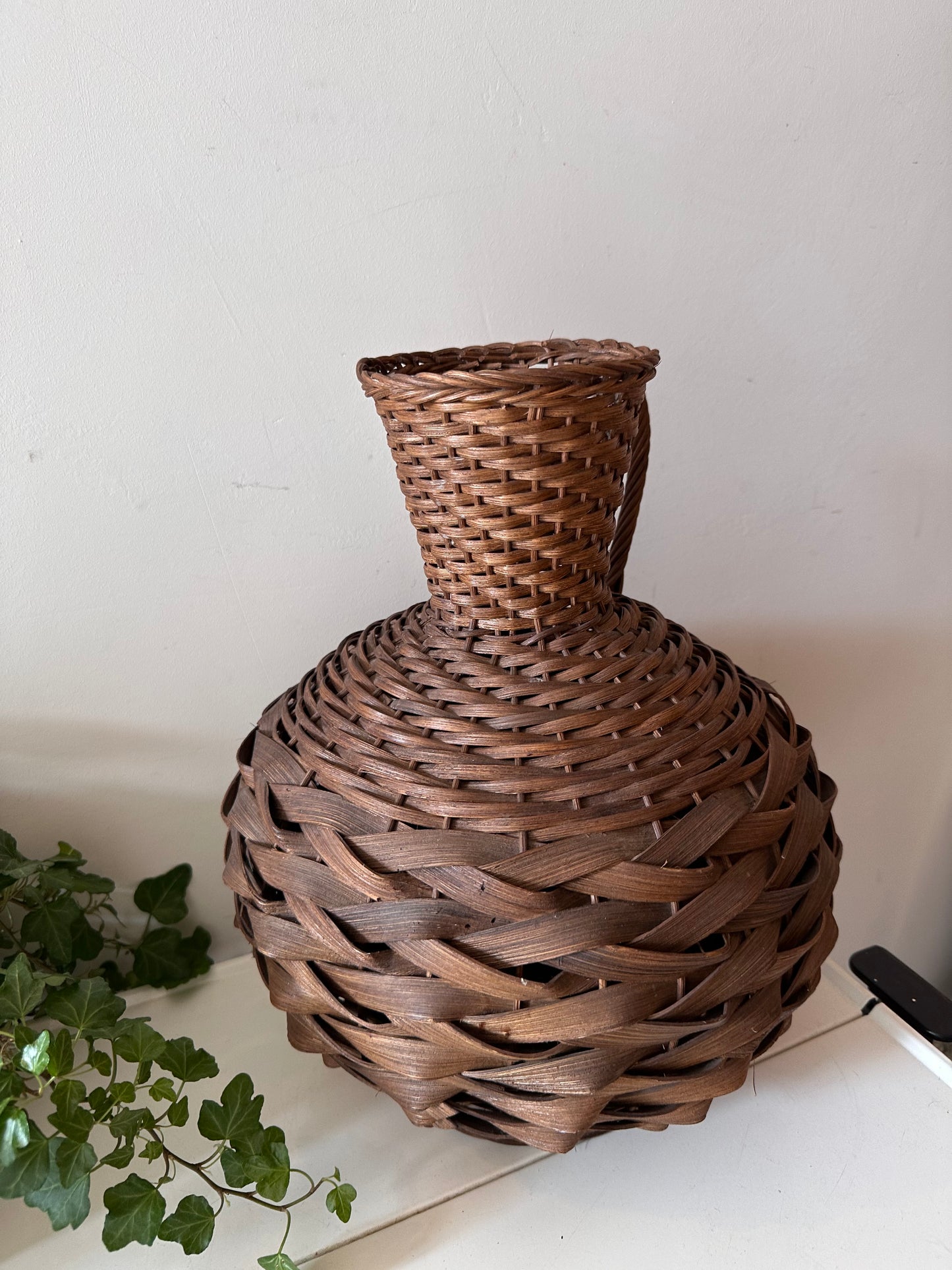 Rieten/rotan kan vaas