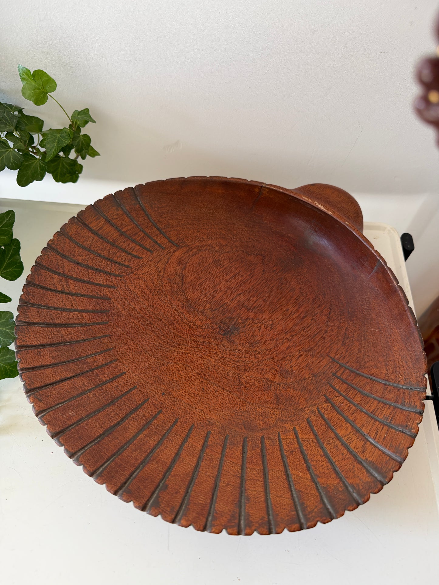 Teak houten Serveerschaal