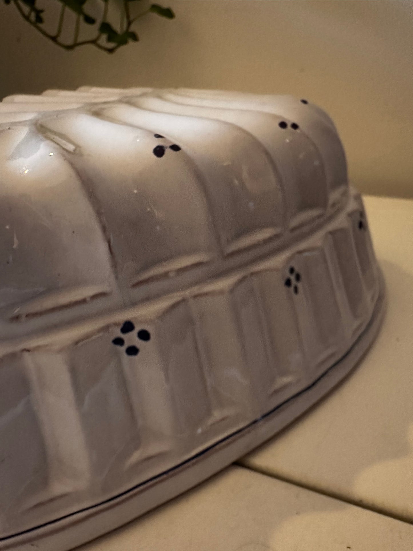 Vintage keramieken puddingvorm