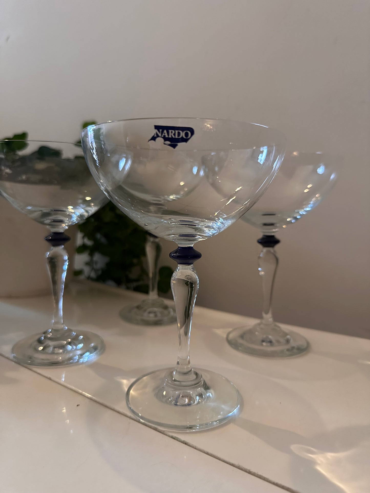 Set van 4 coupe champagne glazen Leonardo