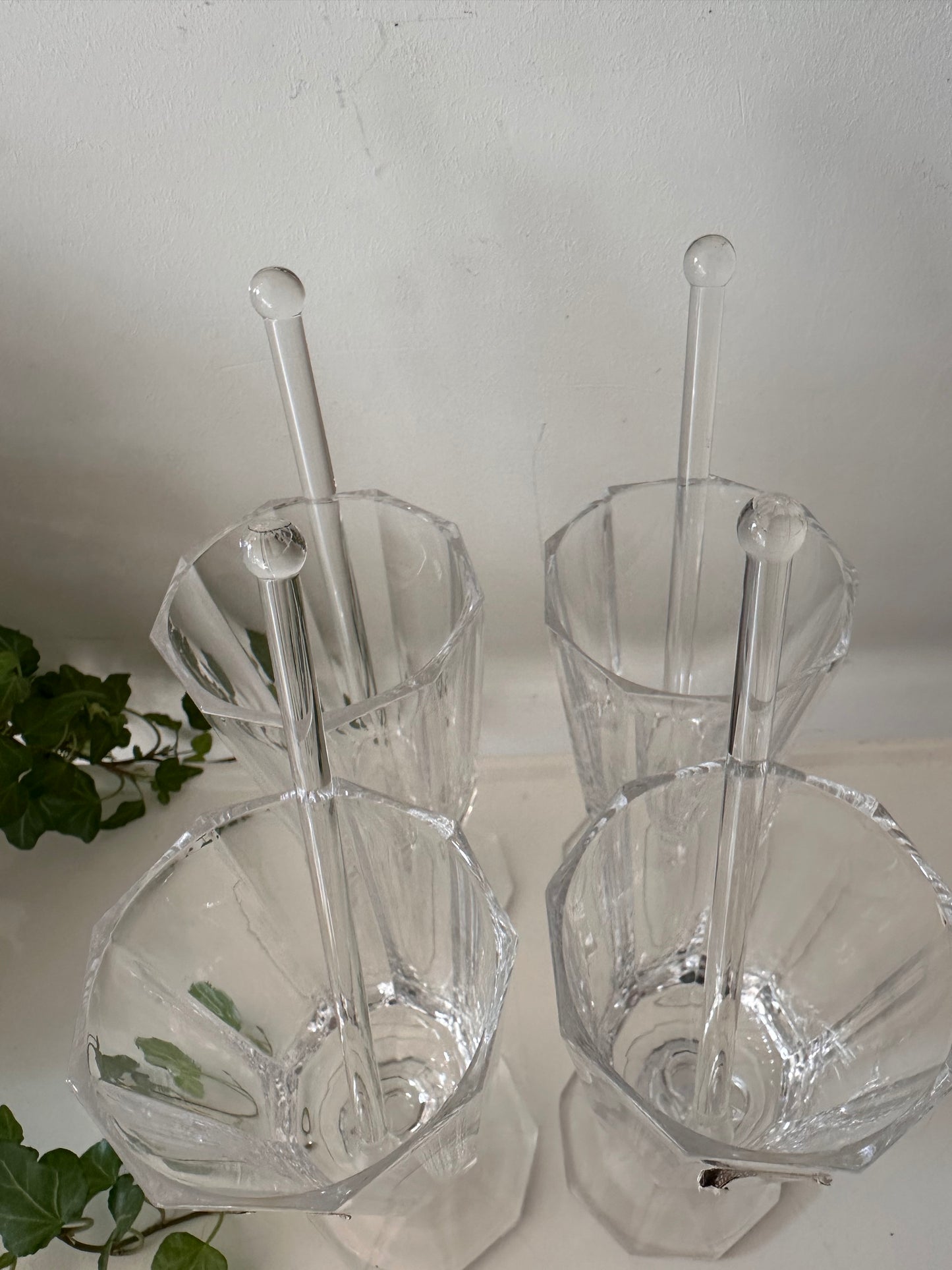 Set van 4 Irish Coffee glazen kristal