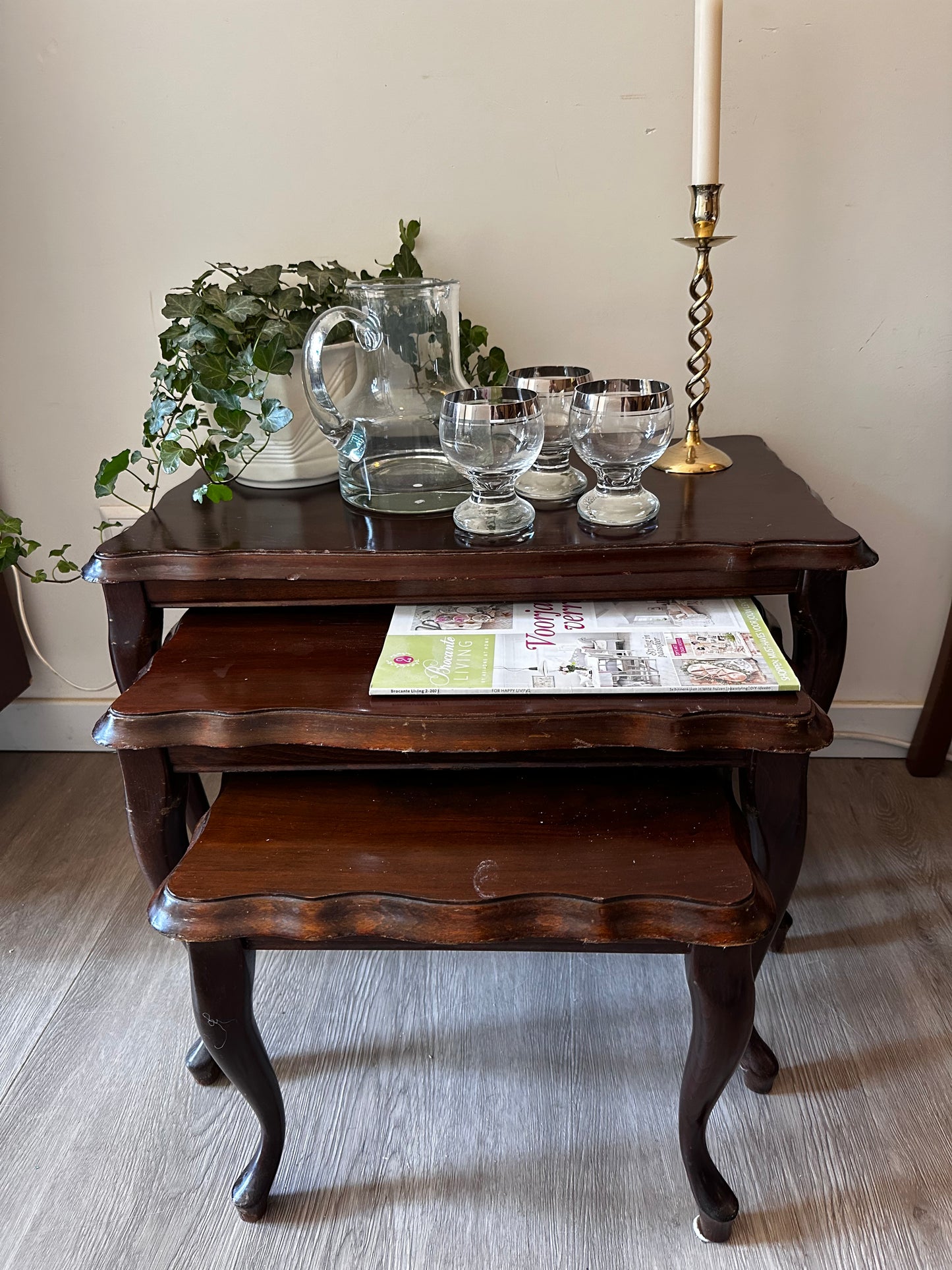 Nesting tables 3 bijzettafeltjes