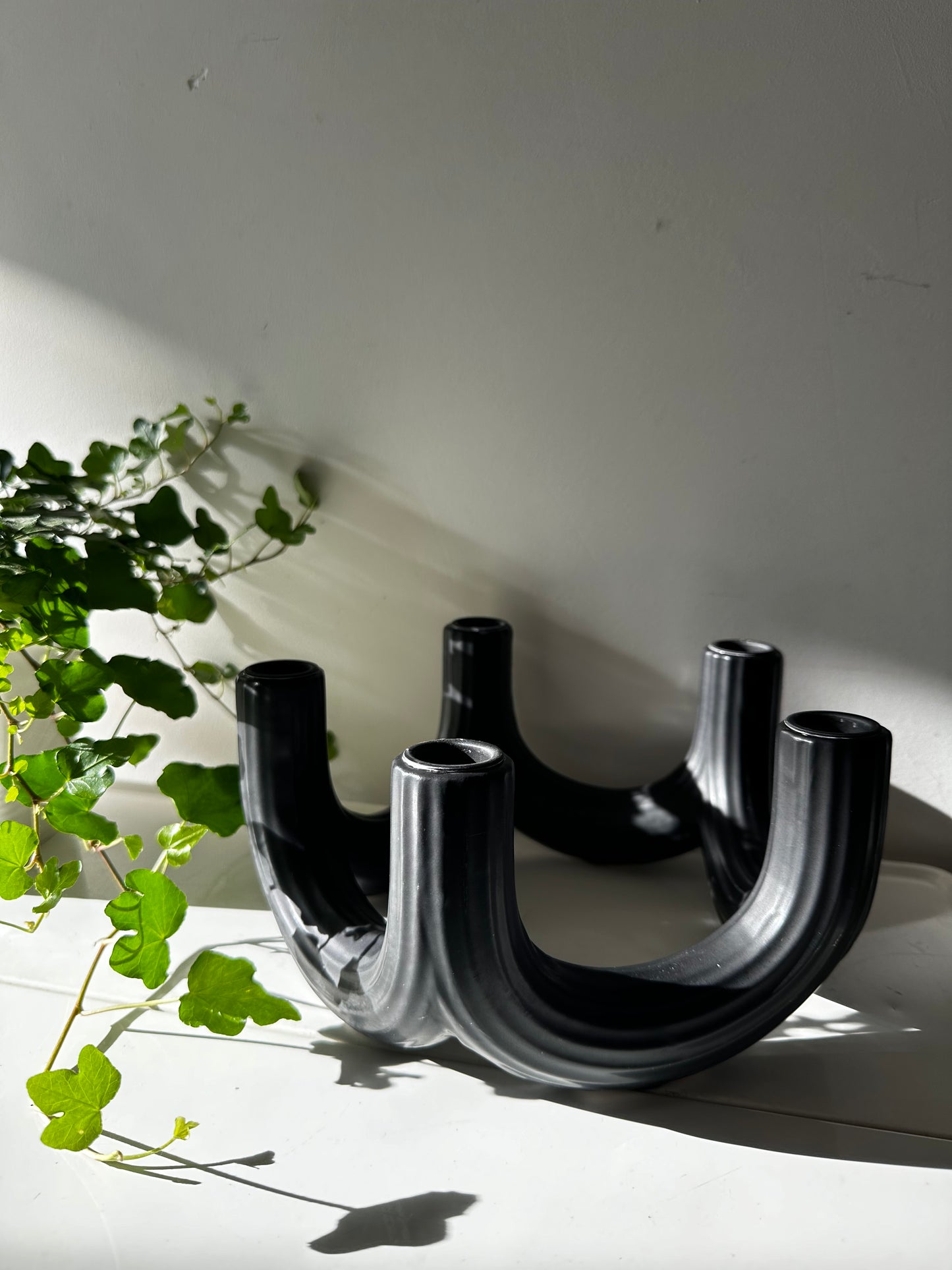 5 armige vintage kandelaar