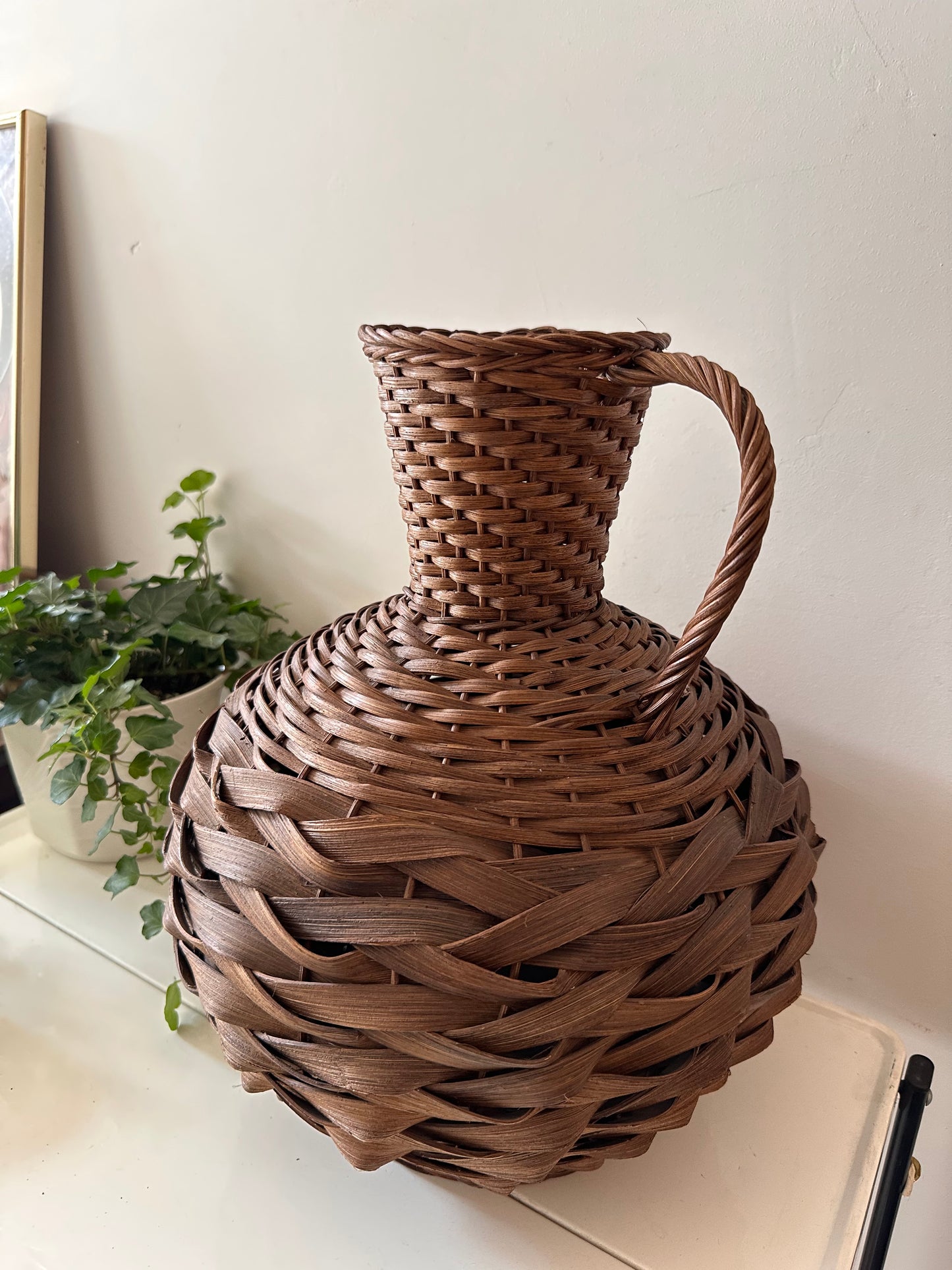 Rieten/rotan kan vaas