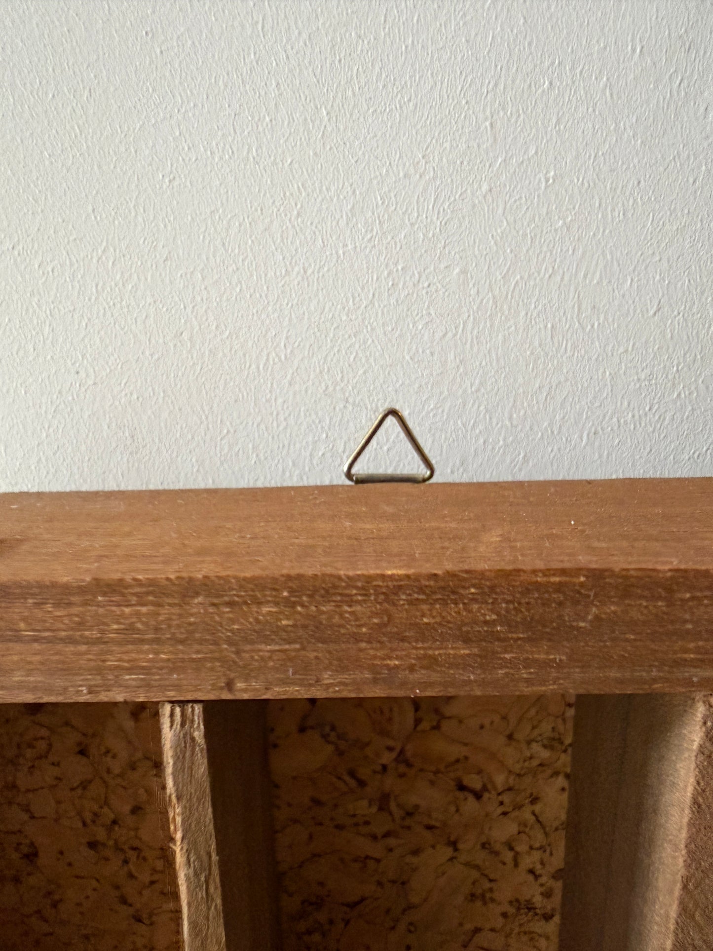 Jaren 70 letterbak met messing details
