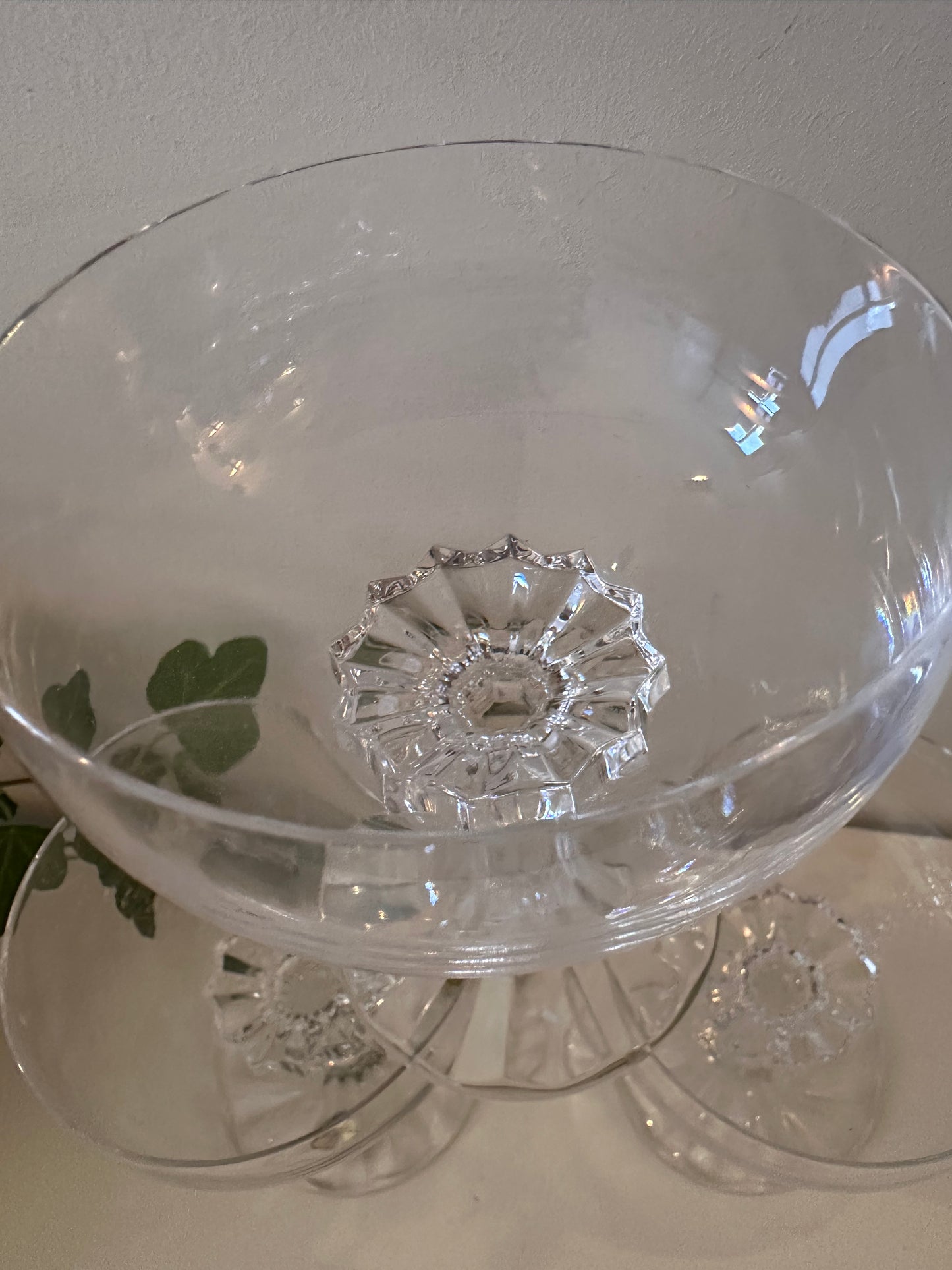 Set van 3 coupe champagne glazen Villeroy en Boch