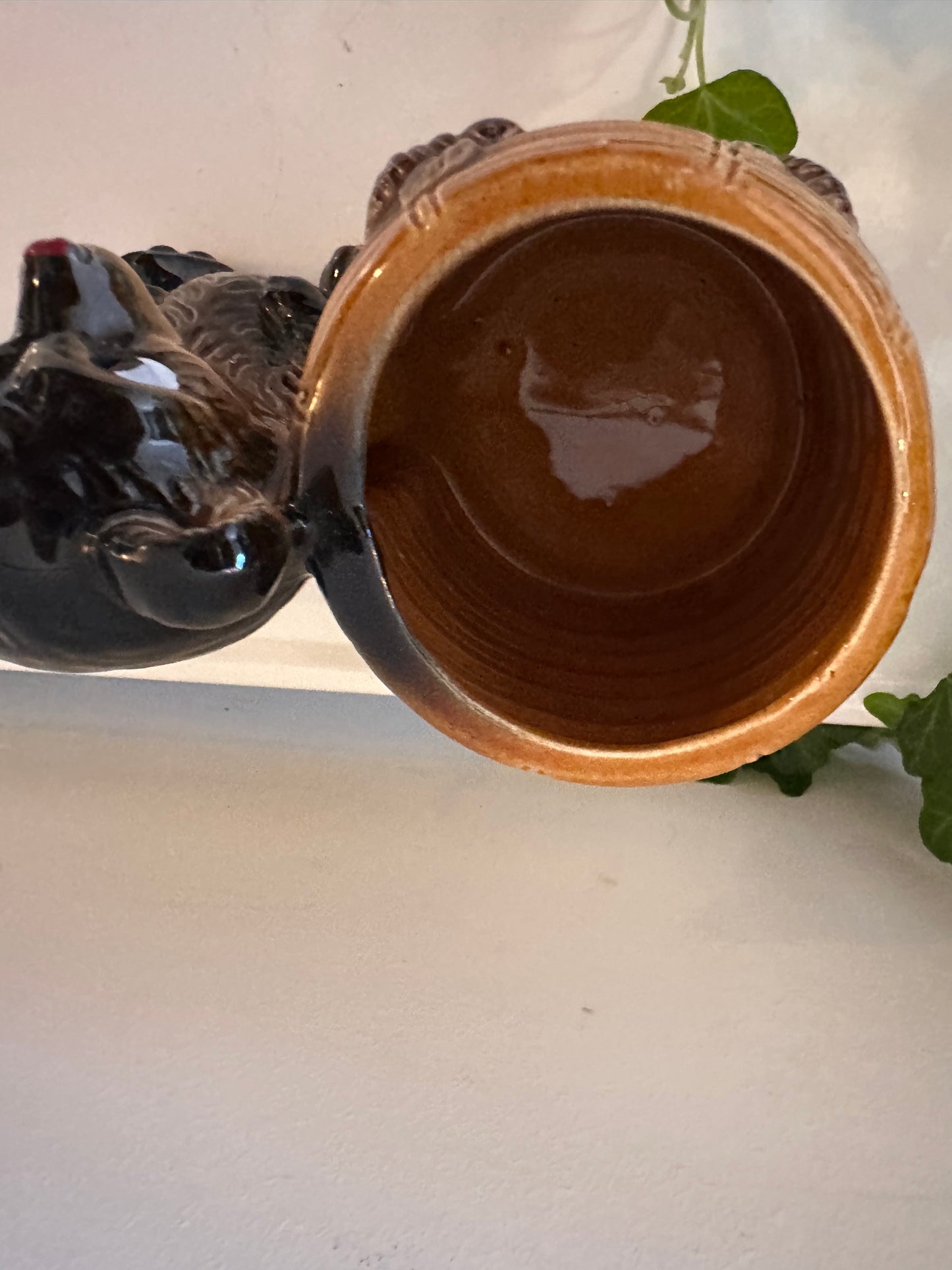 Honingpot met beertje keramiek