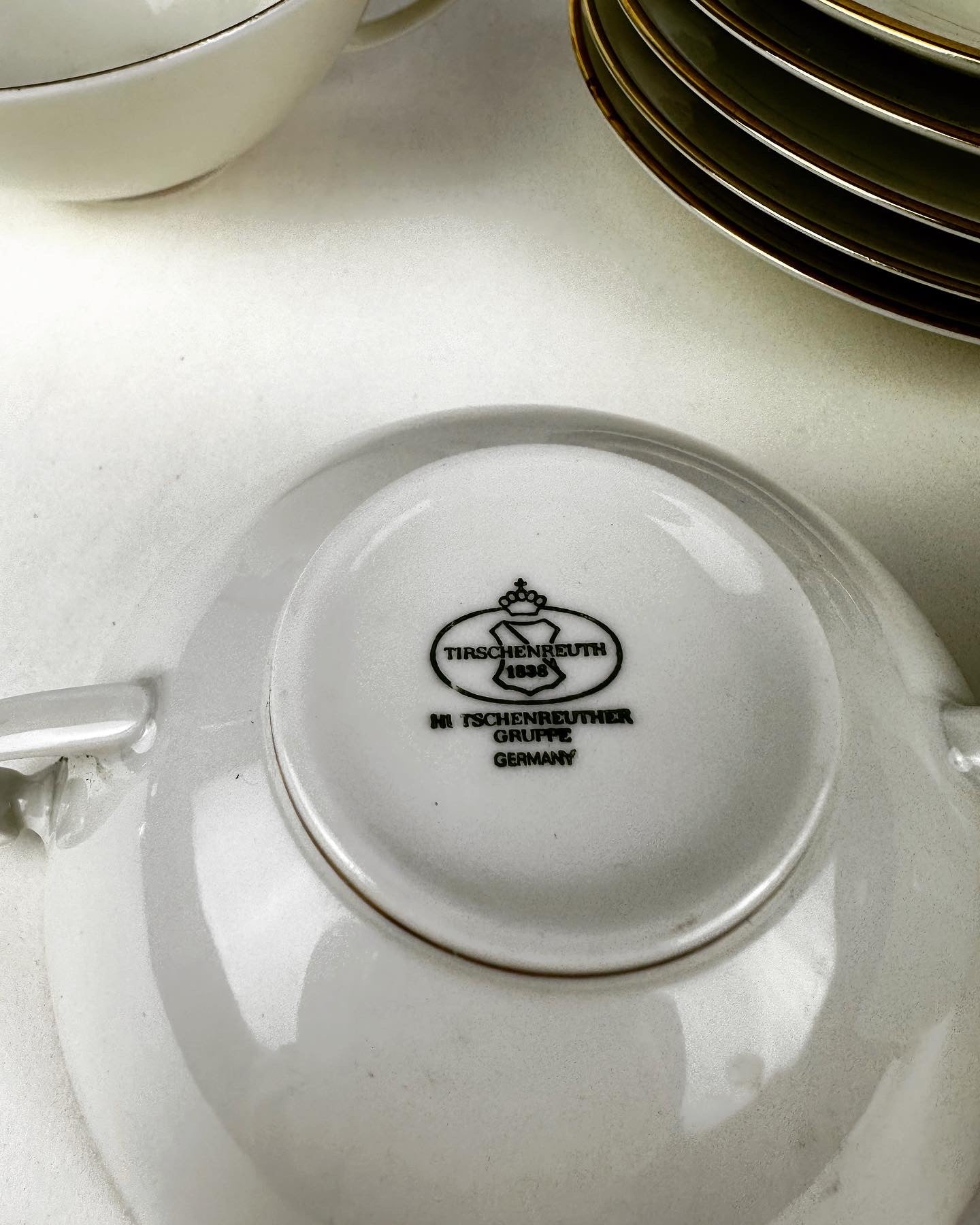 5 vintage soepkommen