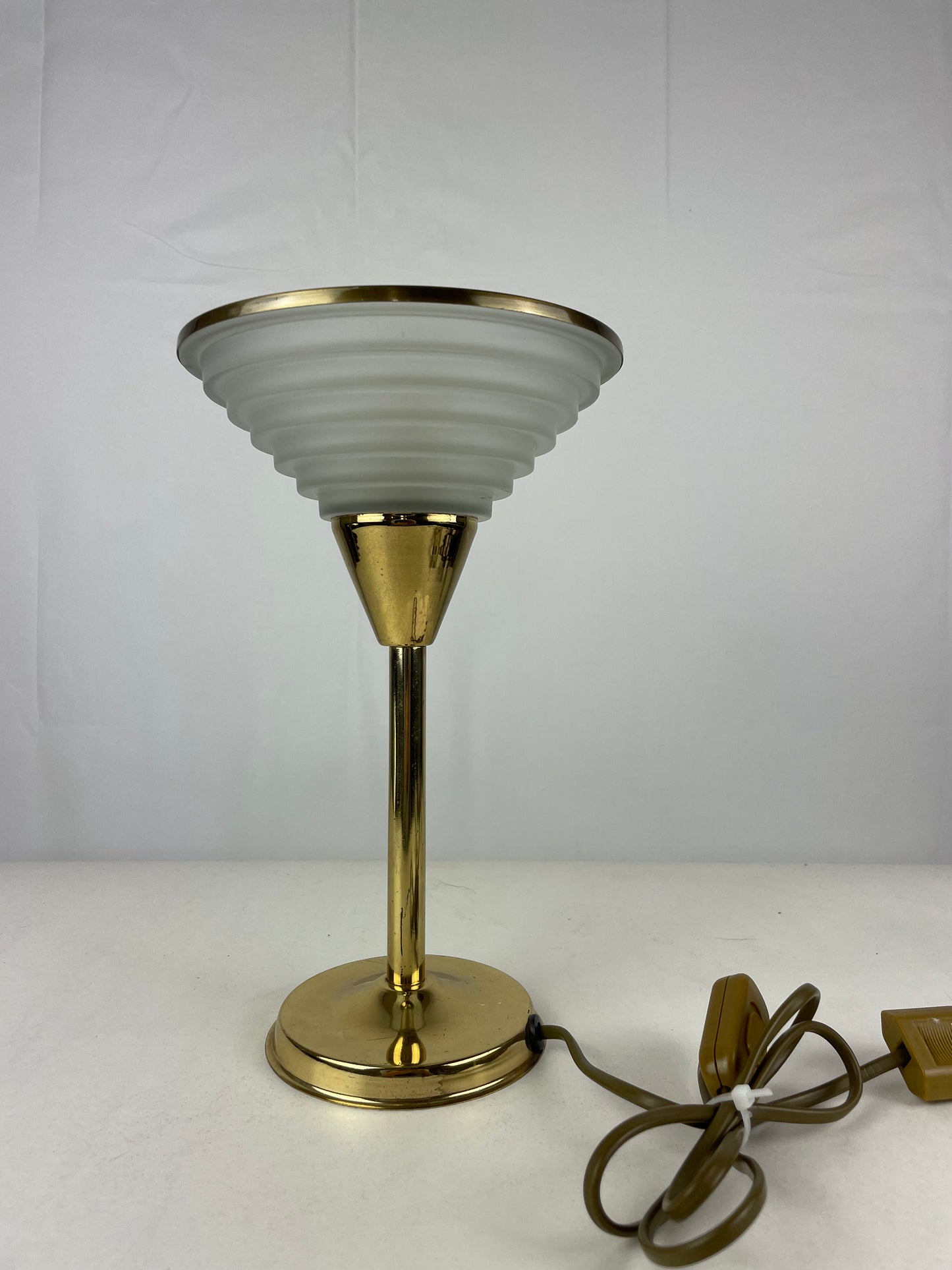 Vintage messing tafellamp