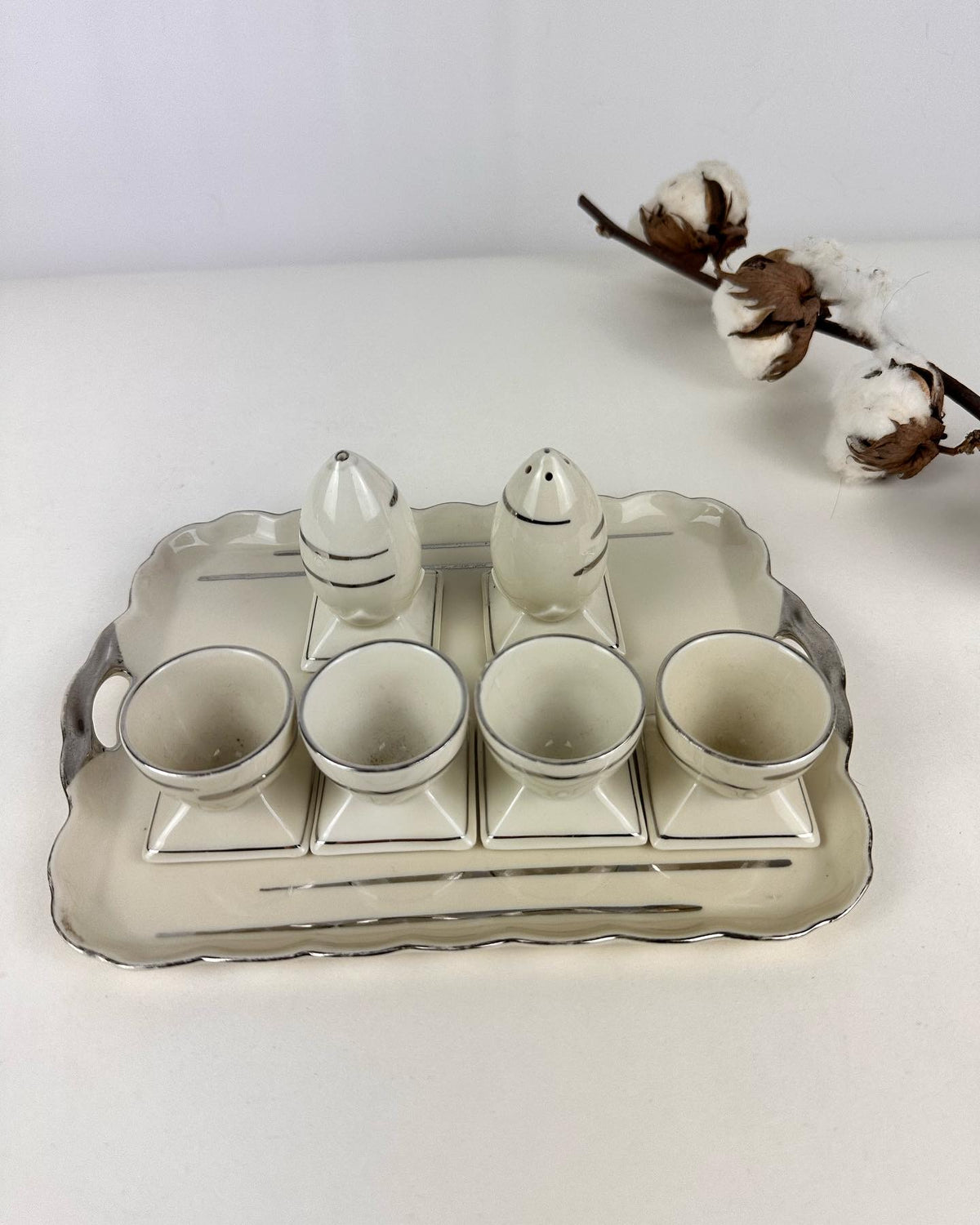 Art Deco set Victoria Porselein