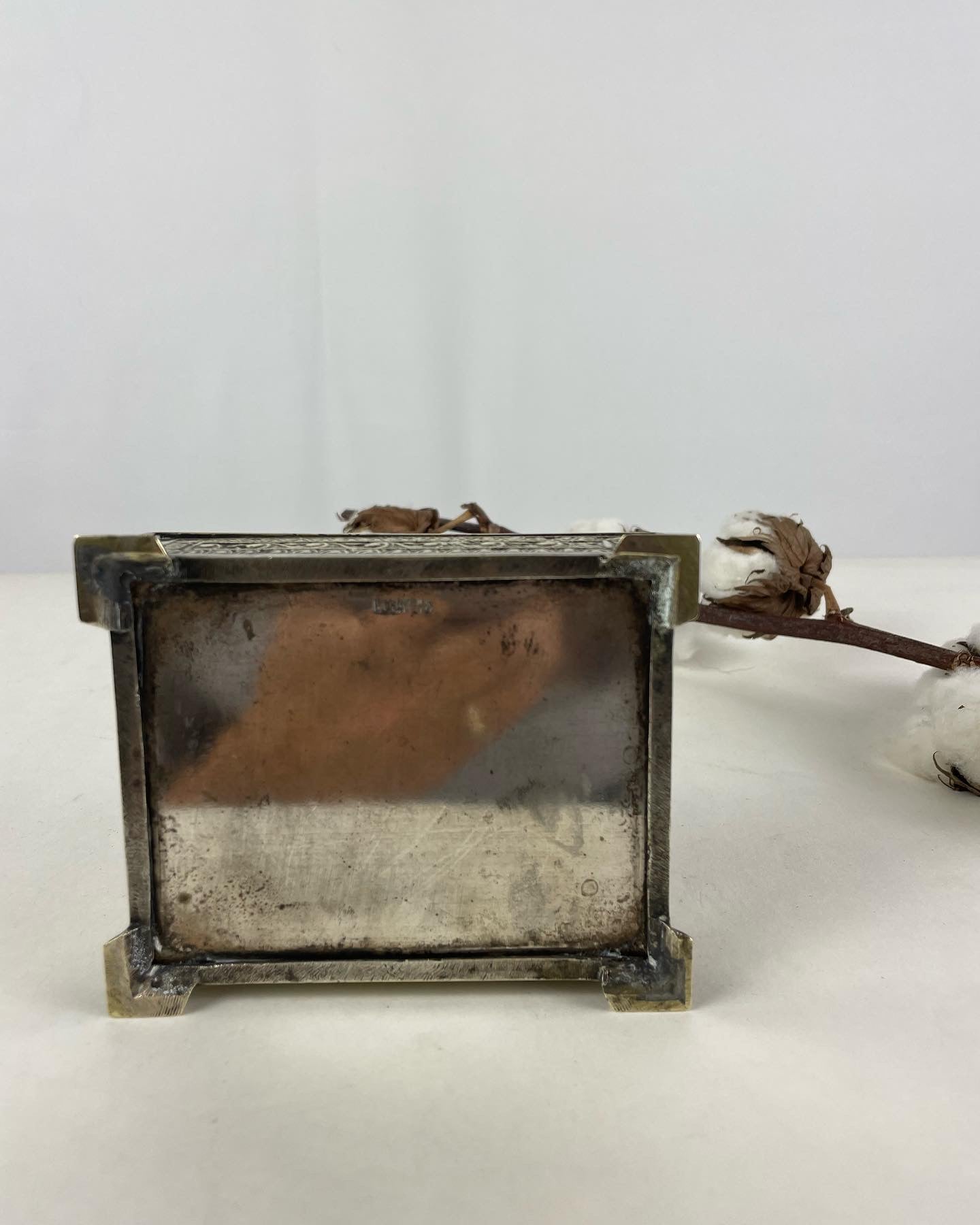 Silverplated doosje vintage