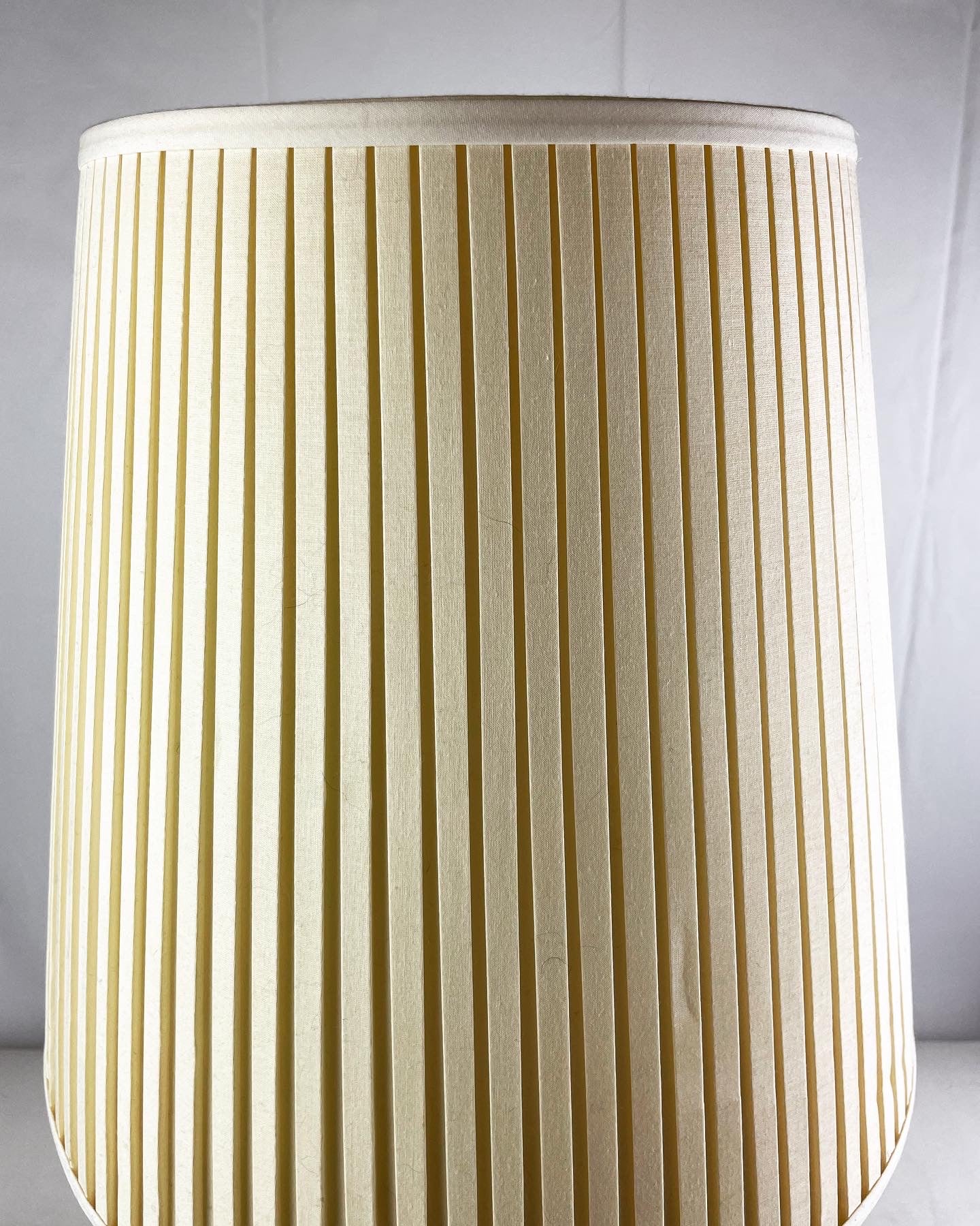 Vintage lamp plissé kap
