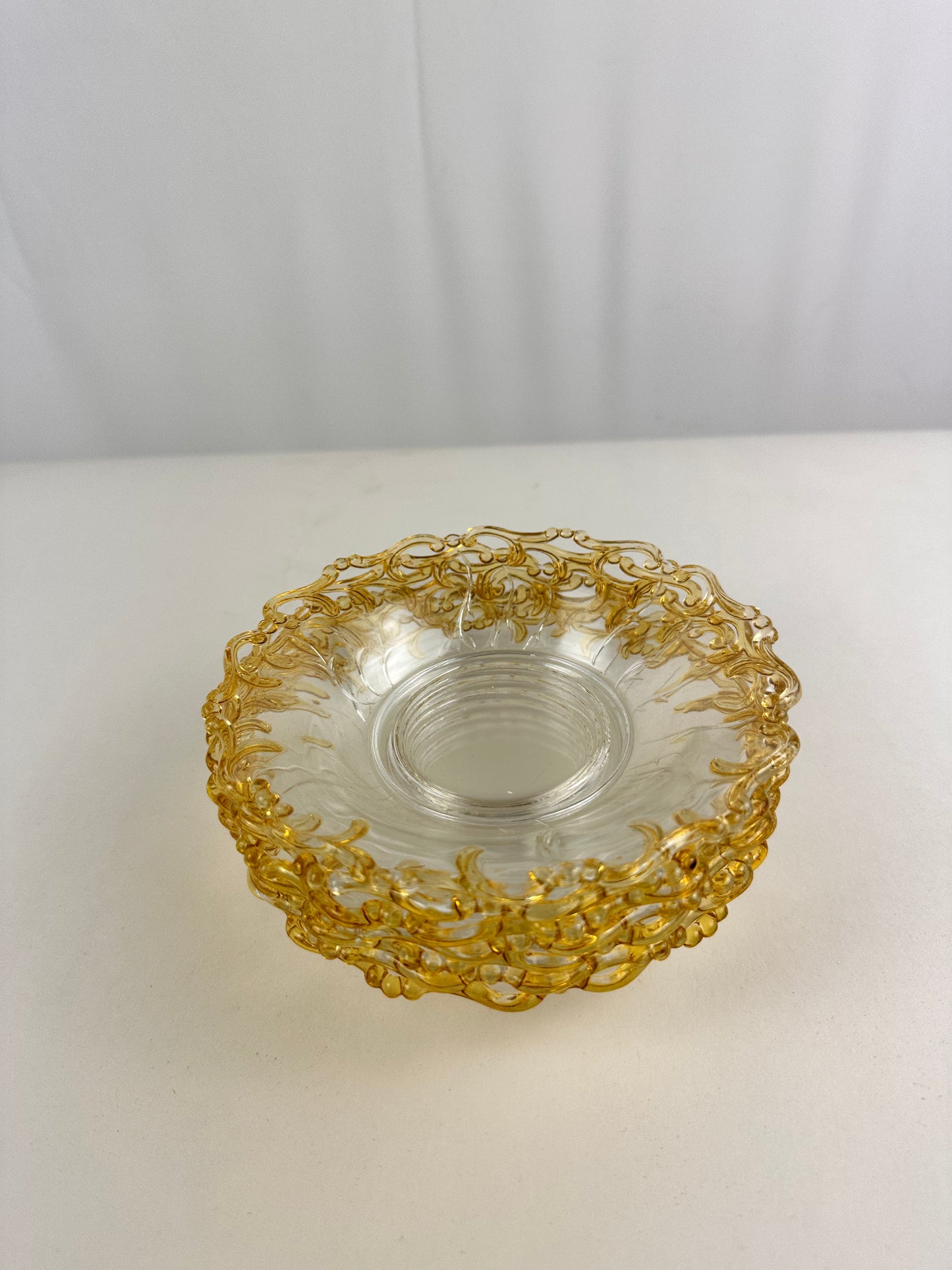 Vintage persglazen schaaltjes