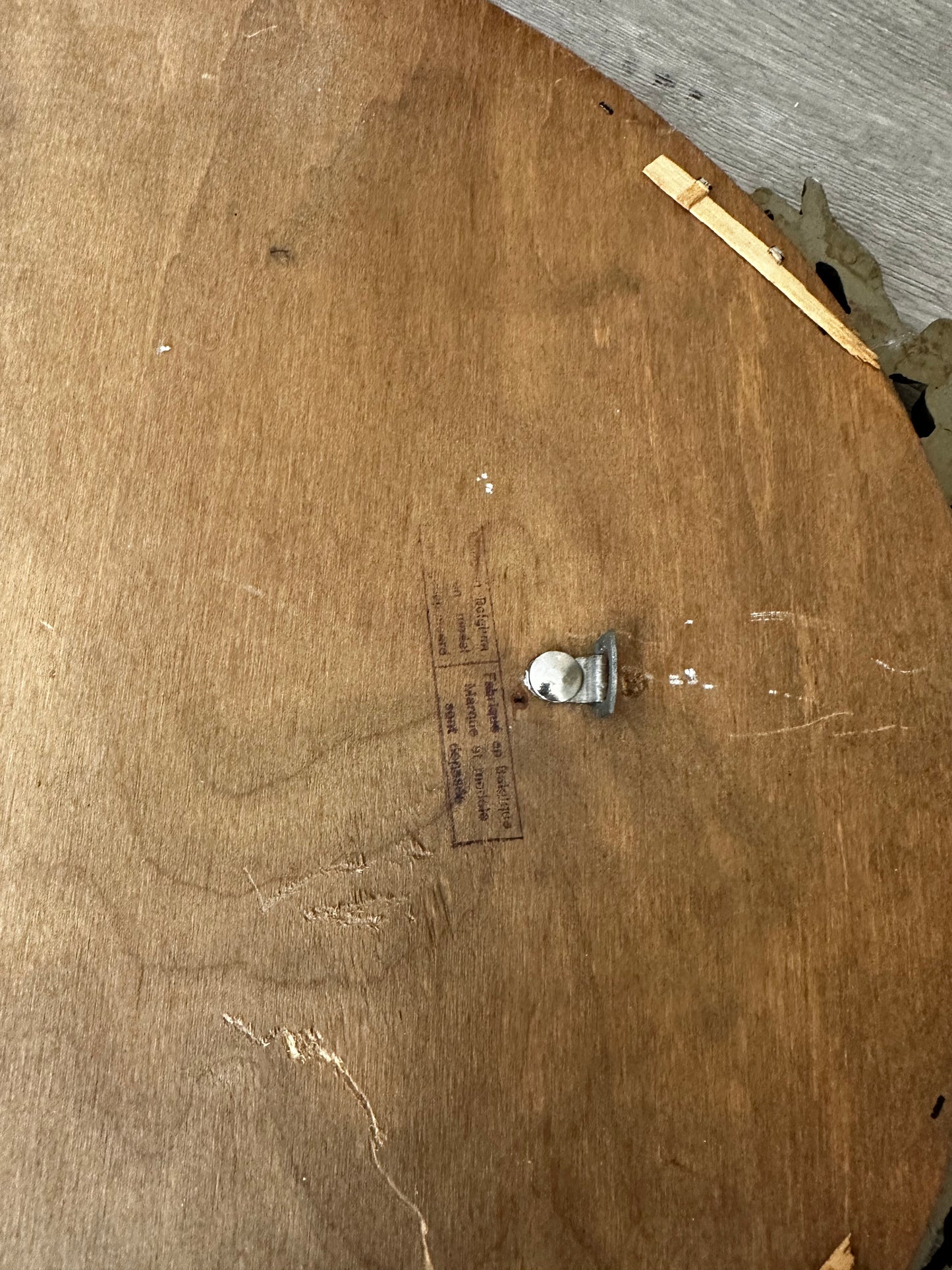 Vintage ovale spiegel