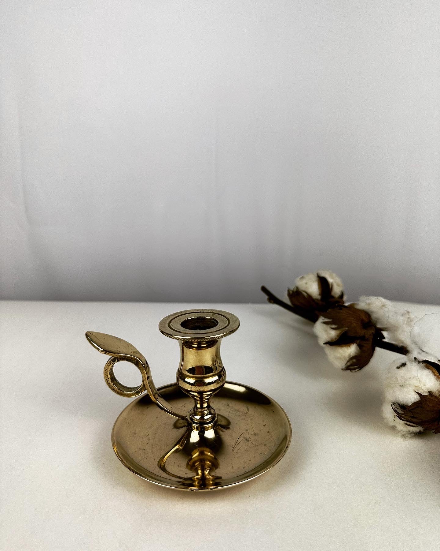 Vintage messing kandelaar