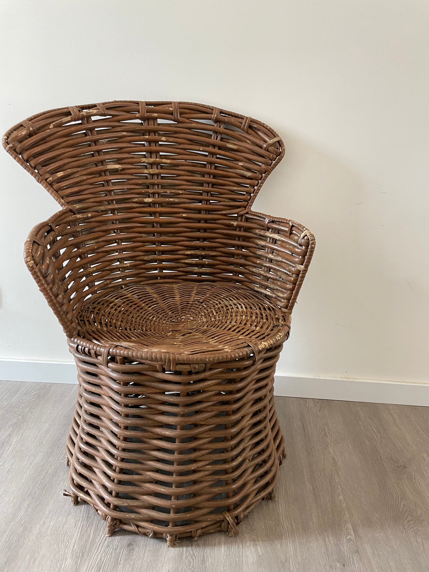 Vintage Rotan Fauteuil
