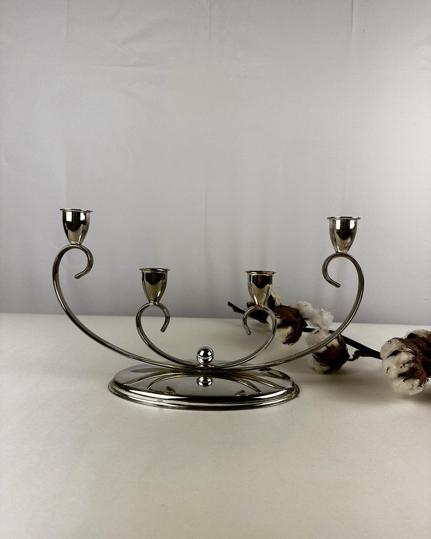 Vintage Silverplated kandelaar