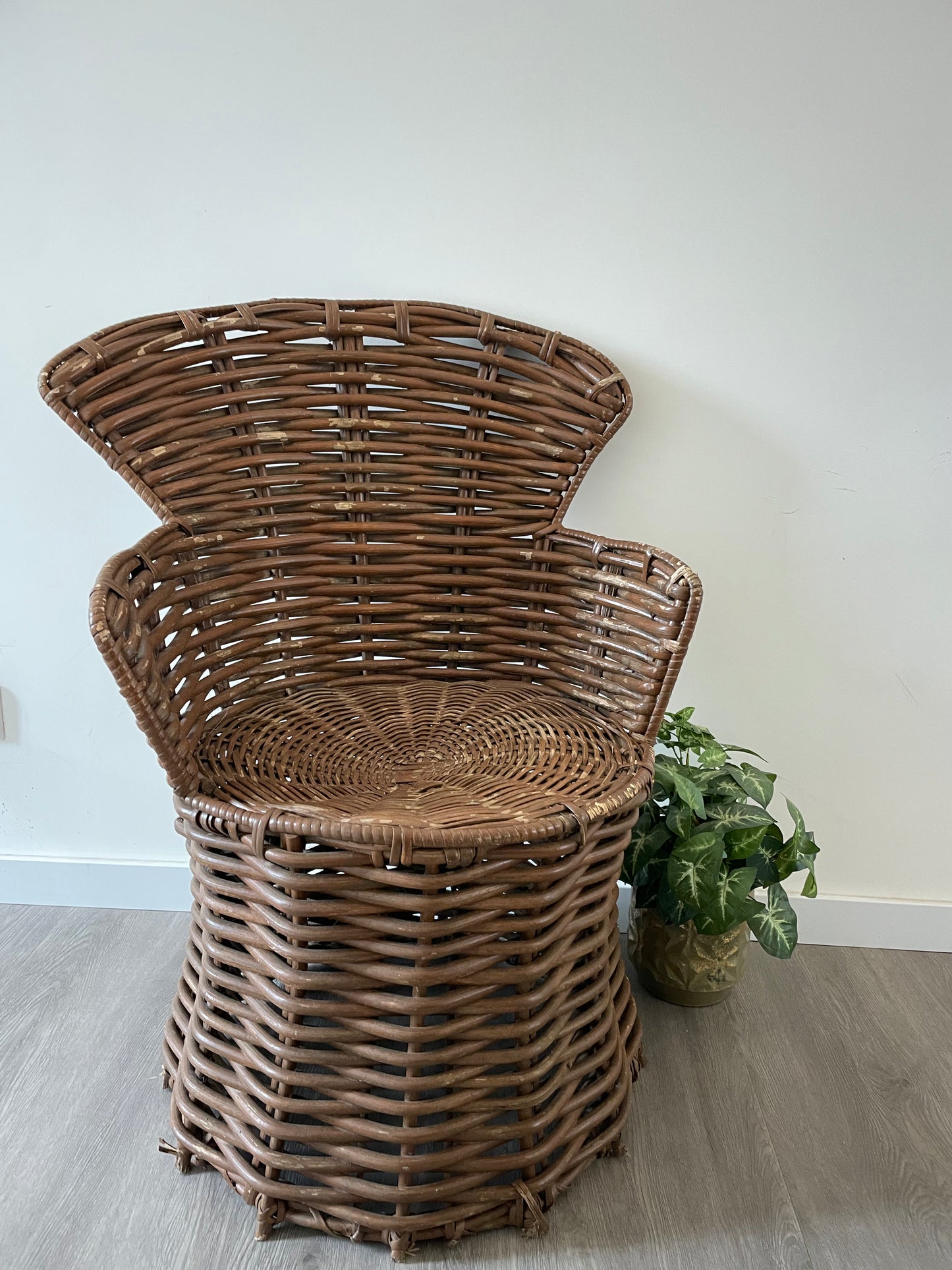 Vintage Rotan Fauteuil
