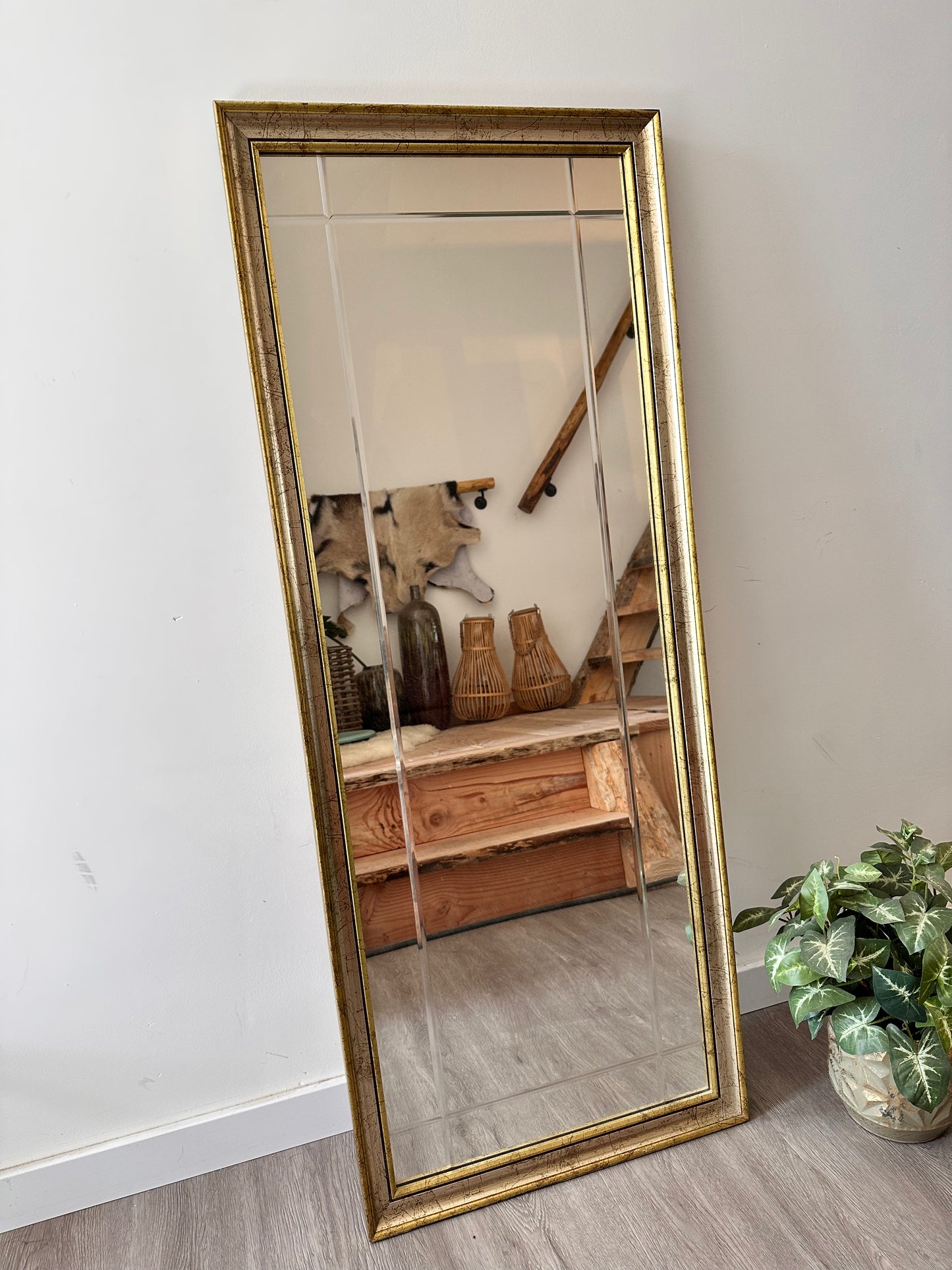 Facet geslepen spiegel