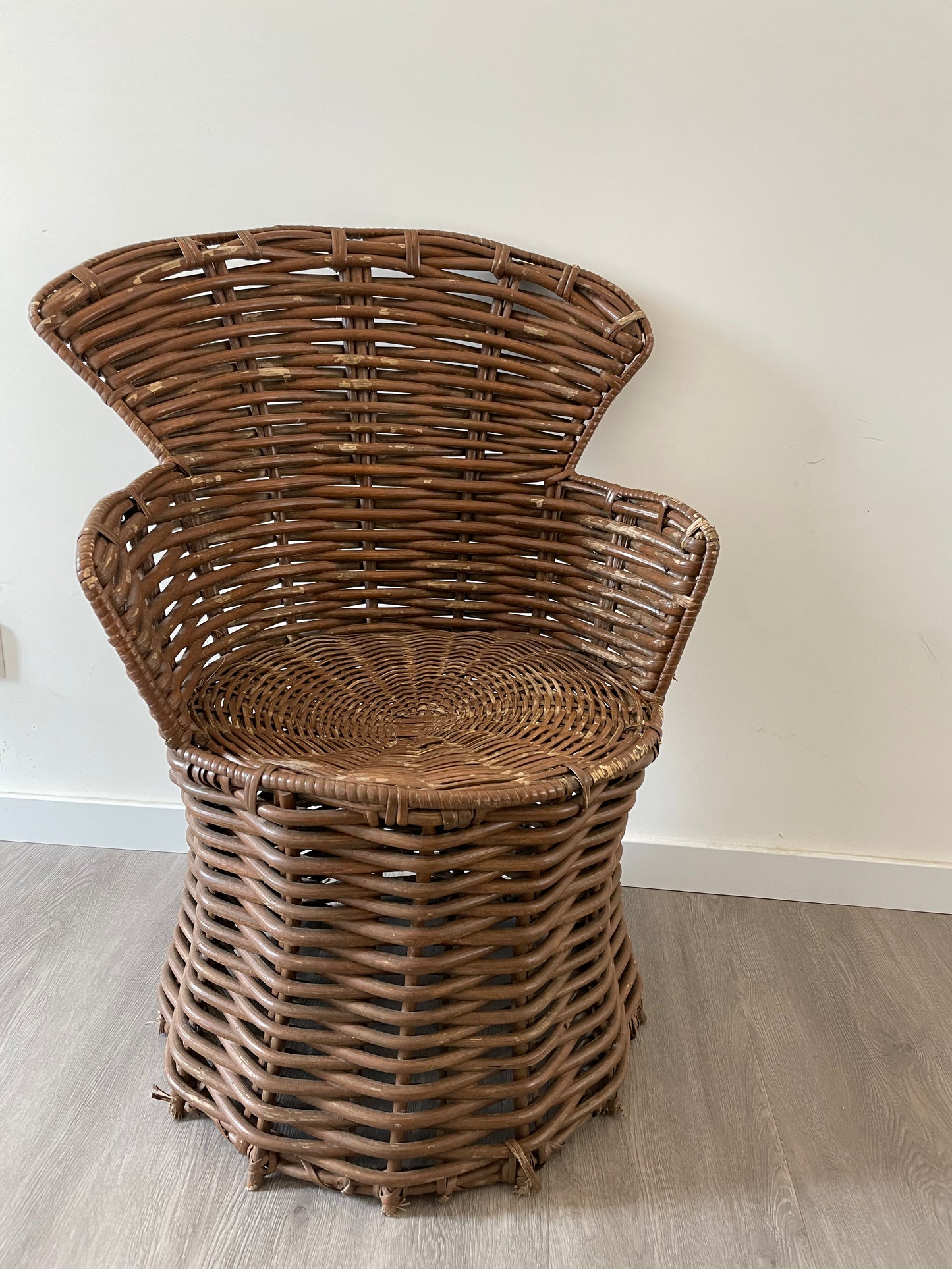 Vintage Rotan Fauteuil