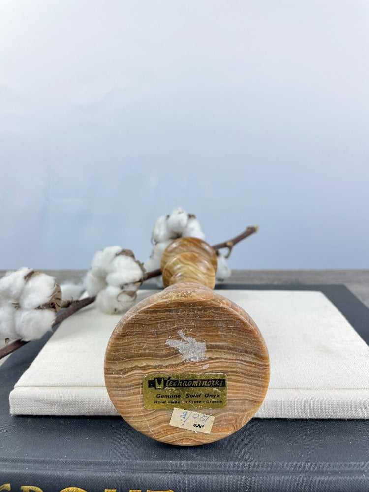 Kandelaar - Onyx - Vintage