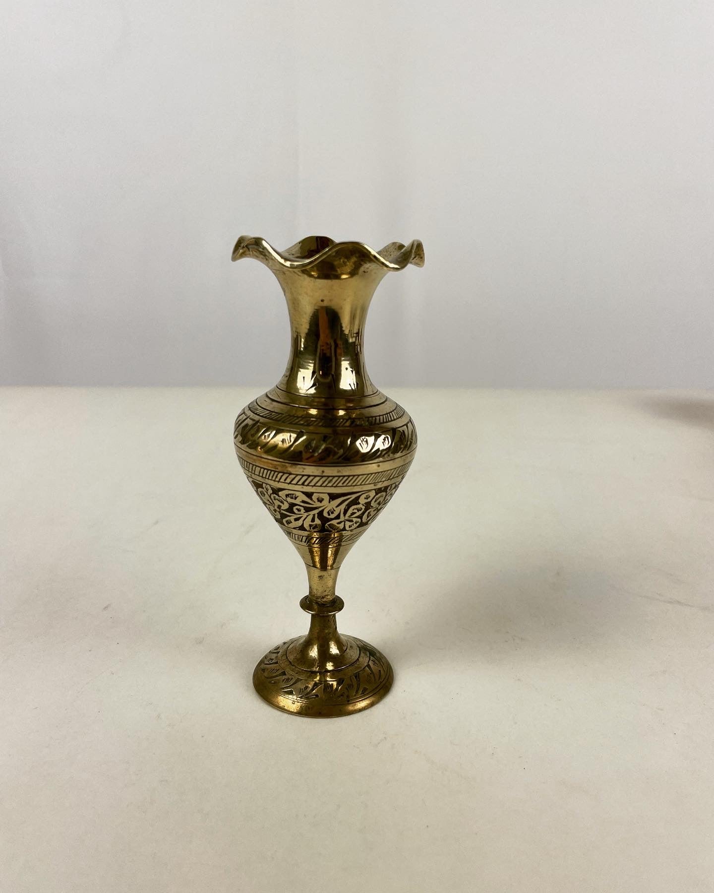 Vintage messing vaasjes