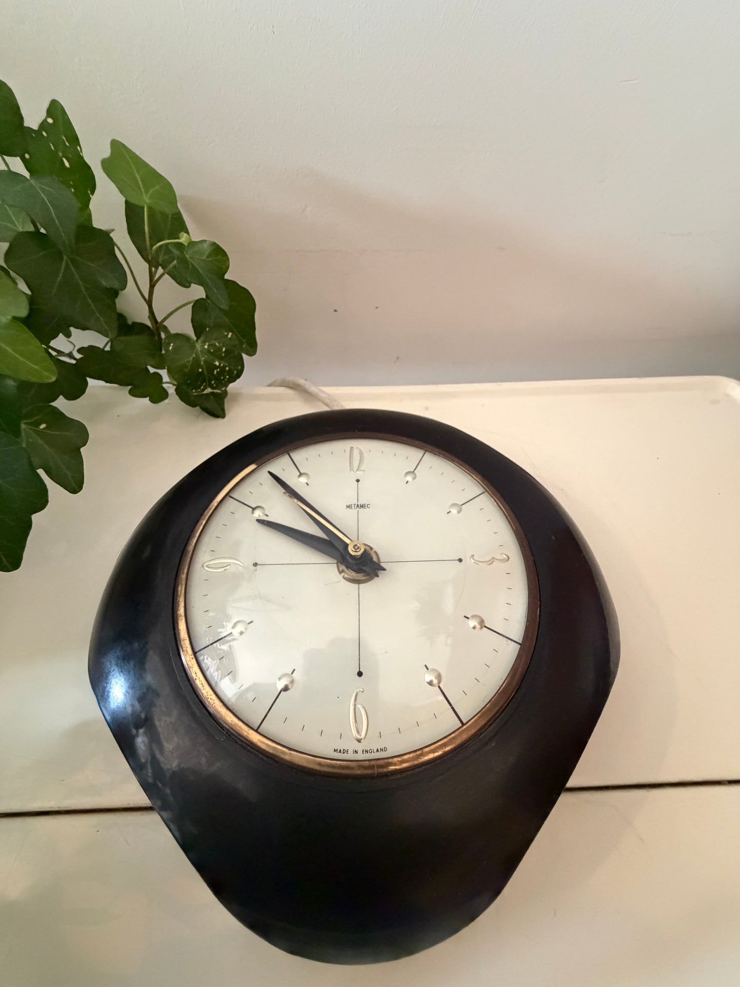 Metamec wandklok jaren 60