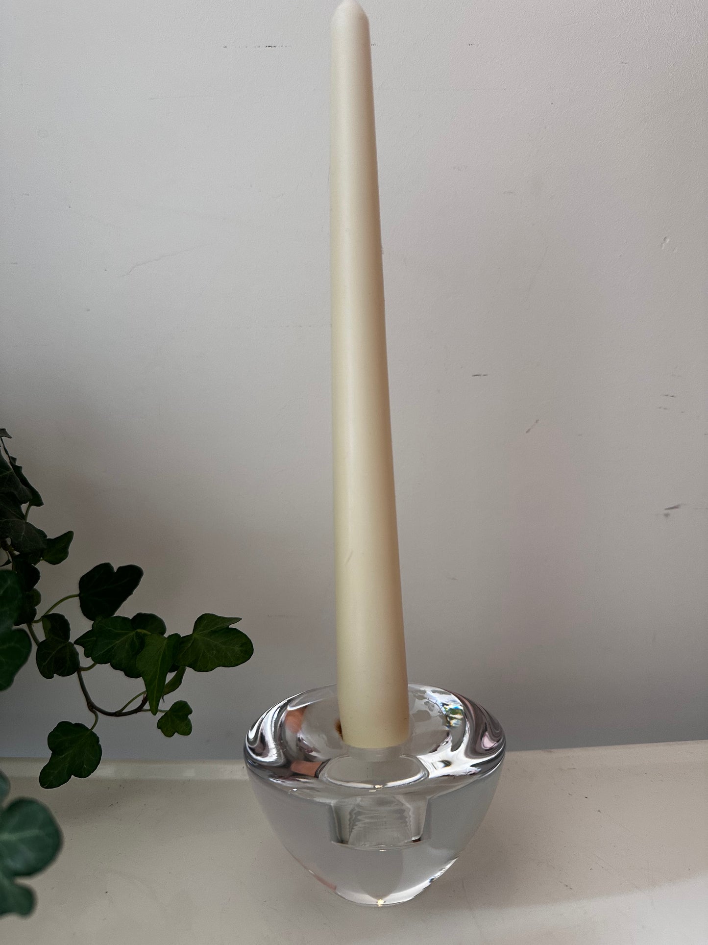 Kristallen minimalistische kandelaar