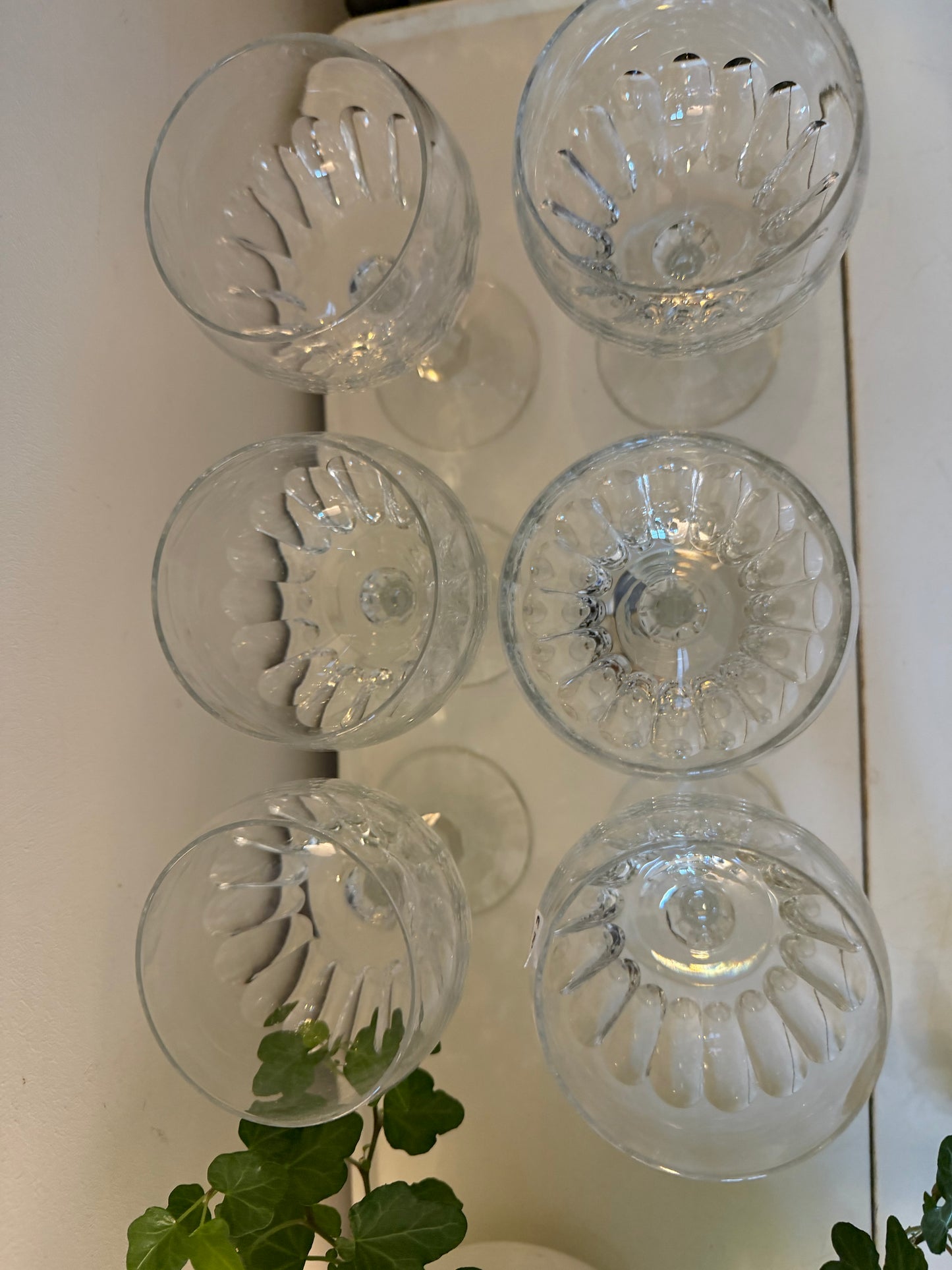 Set van 6 kristallen Zwiesel wijnglazen