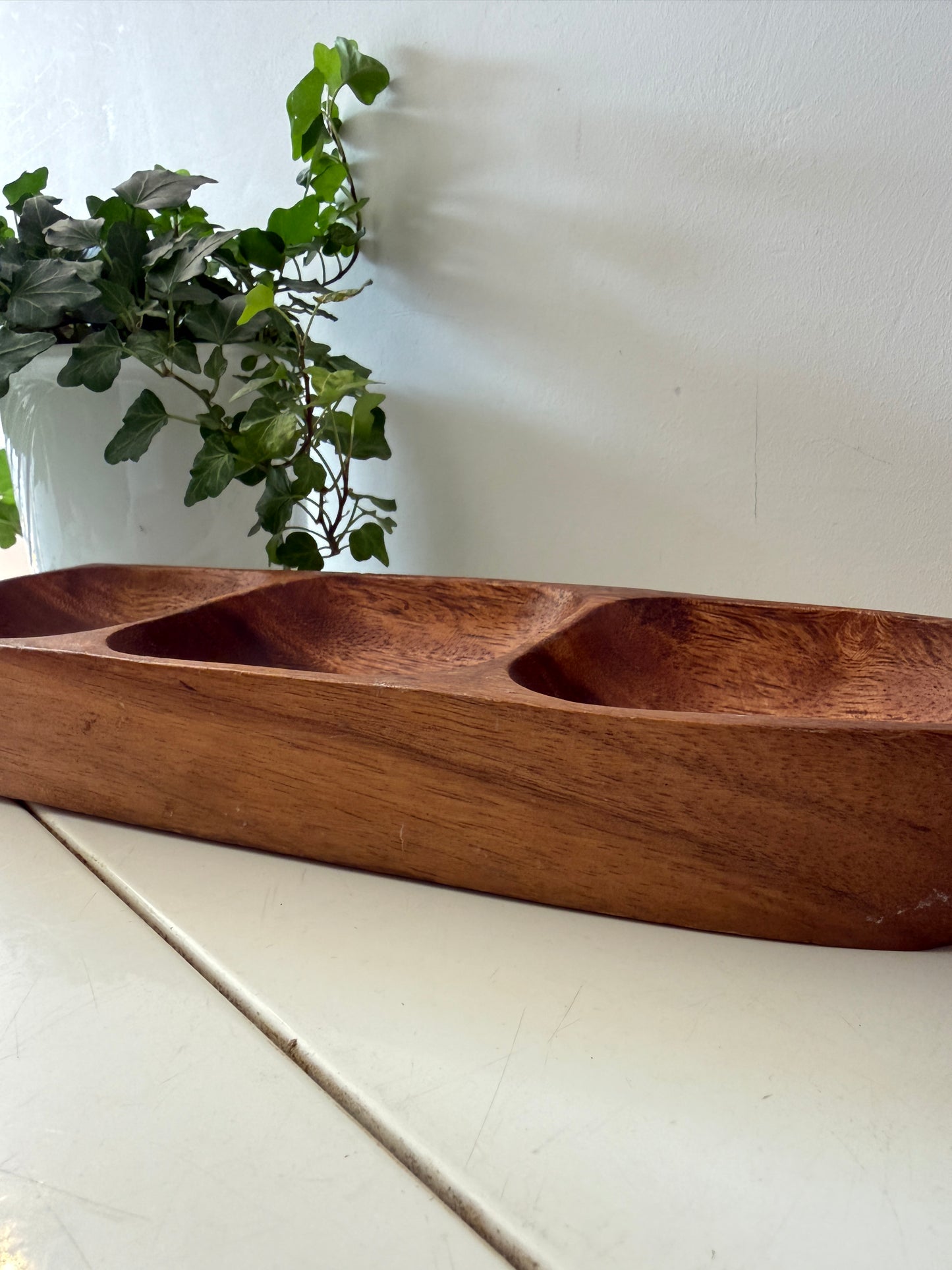 Teak houten Serveerschaal