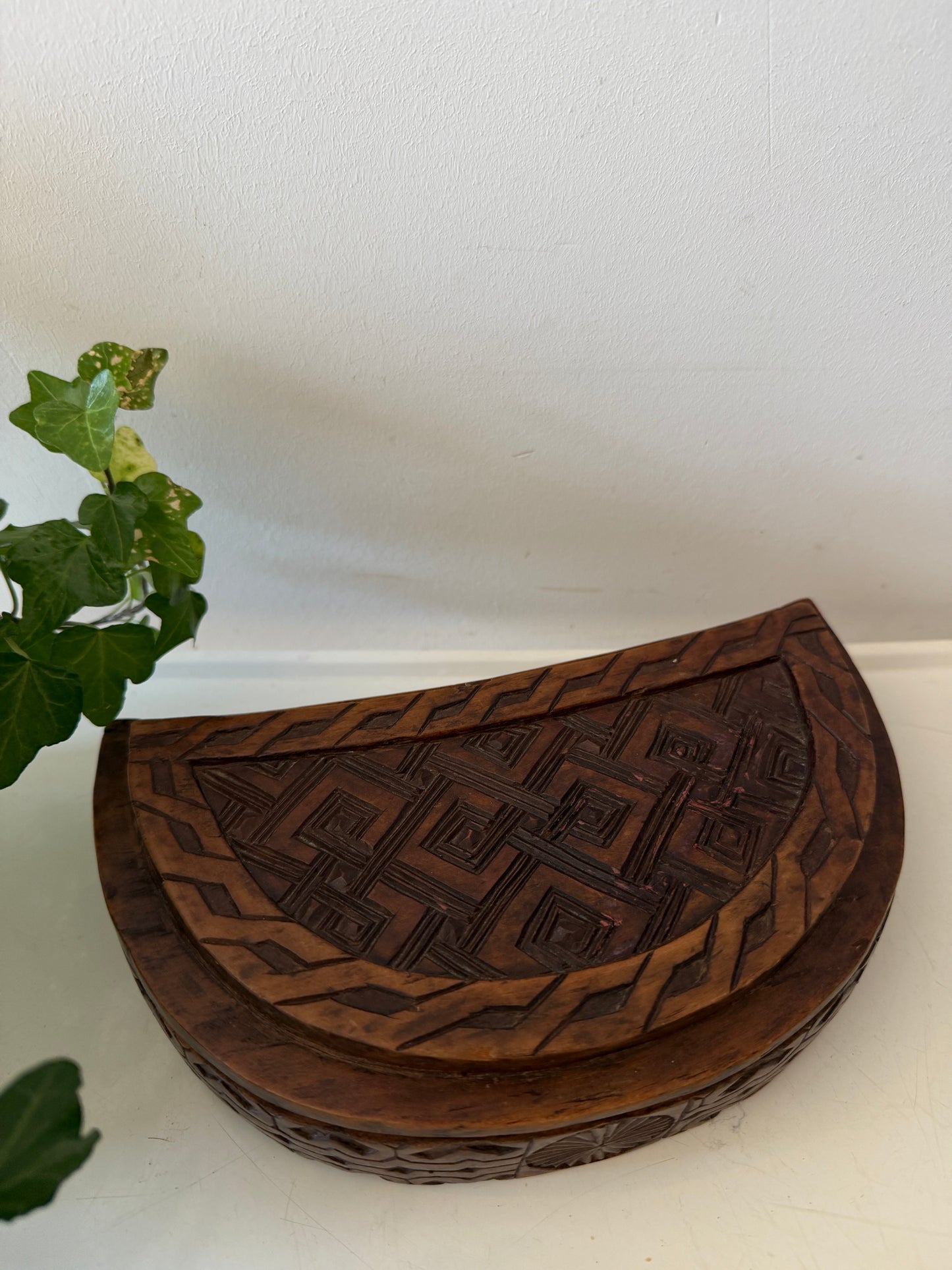 Houten bewaardoos