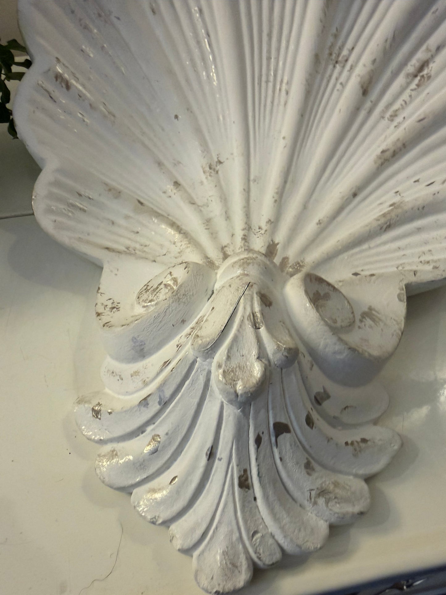 Wandconsole schelp waaier model