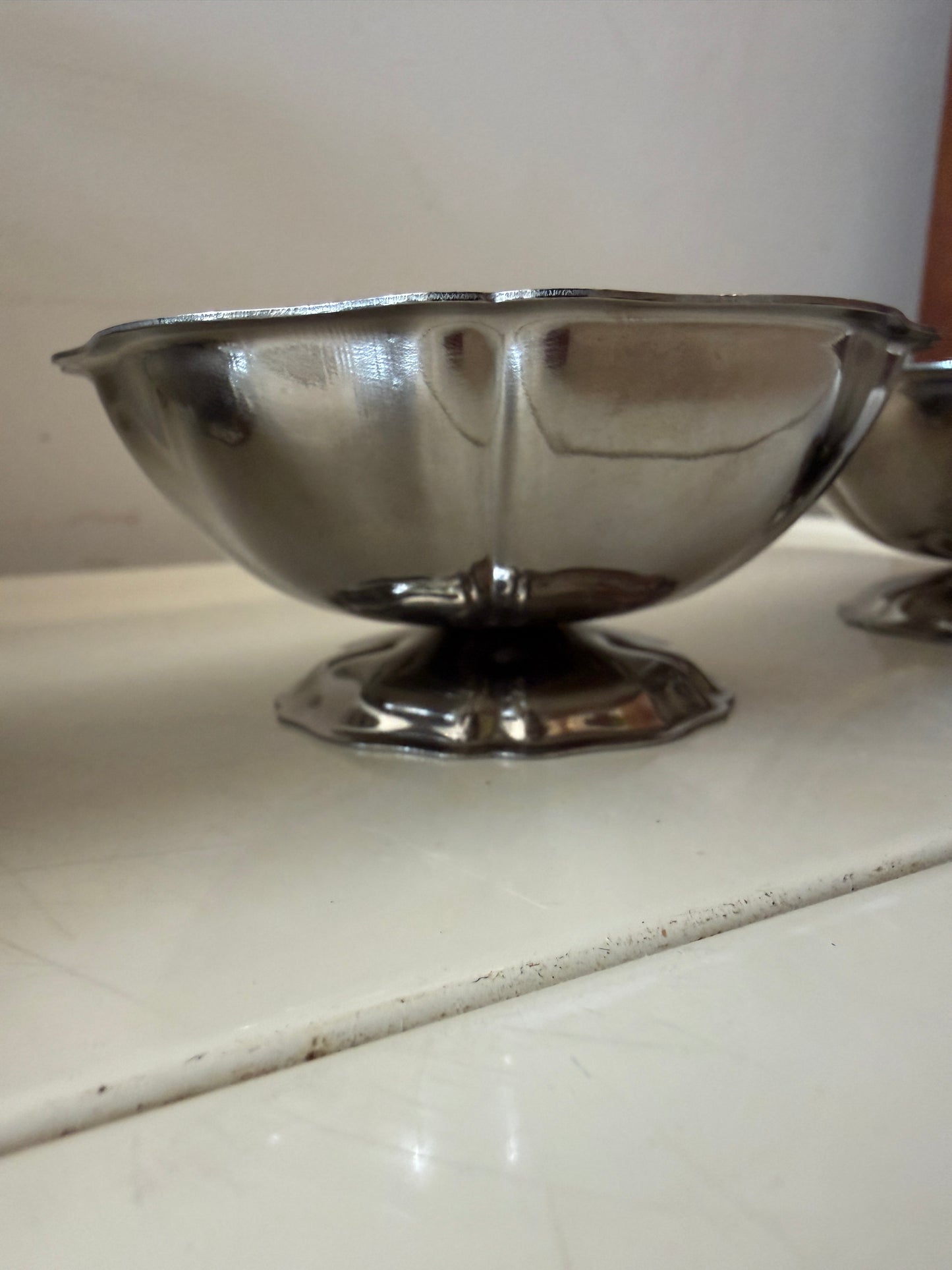 Set van 6 chrome coupes model Tulip
