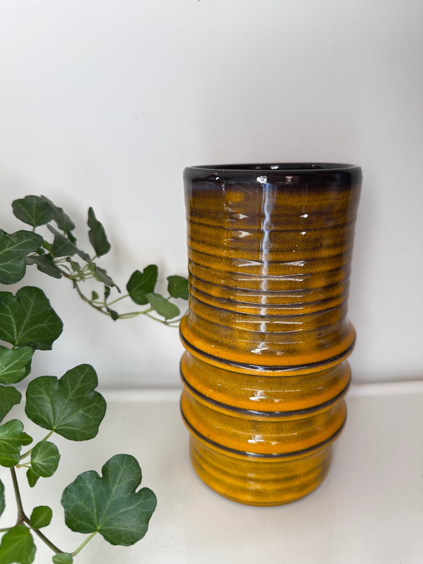 Vintage retro jaren 70 vaas