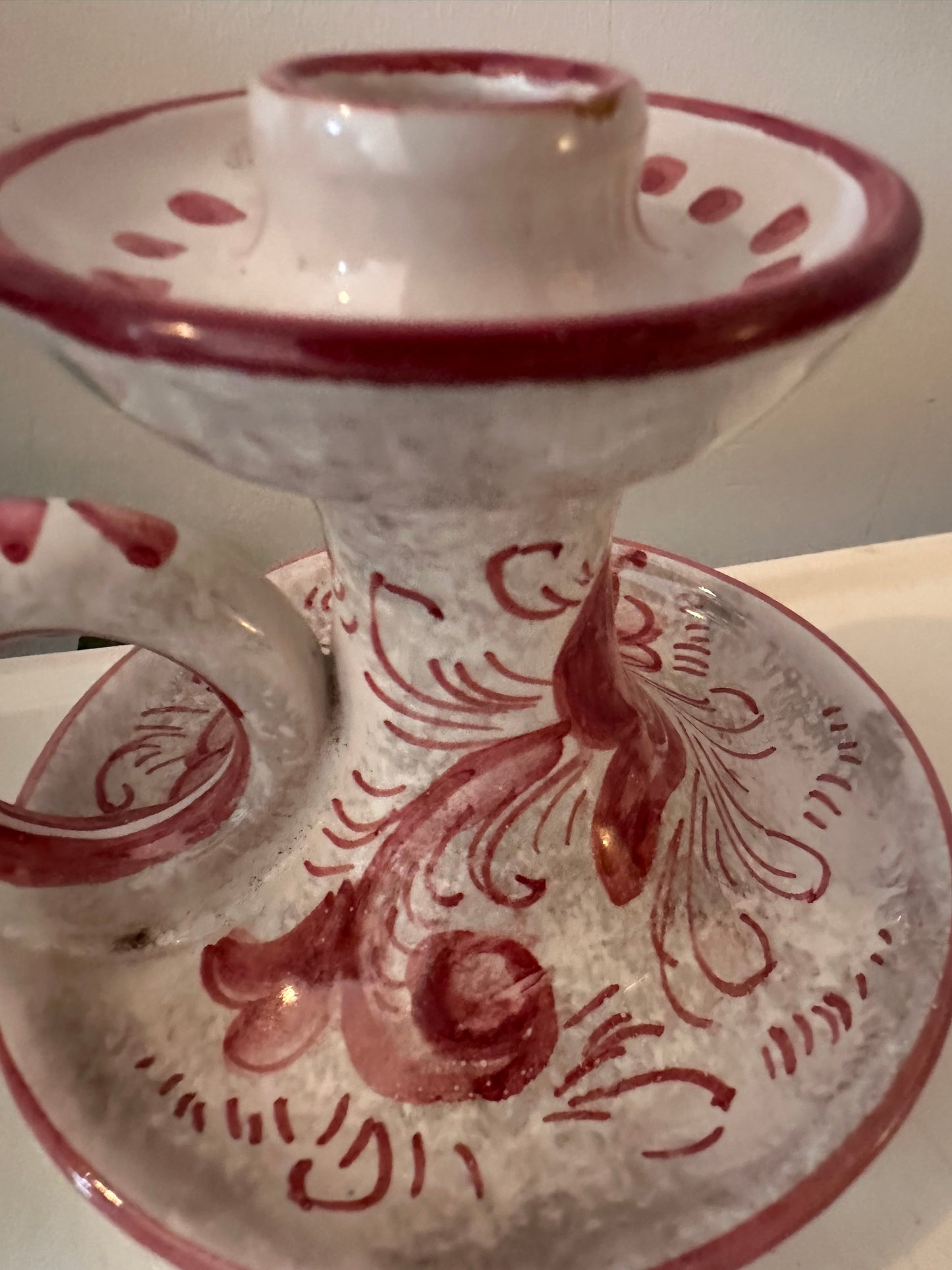 Italiaans keramieken kandelaar