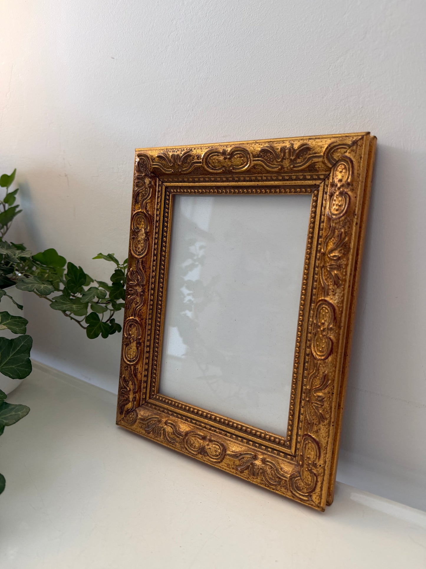 Goudkleurig brocante fotolijstje