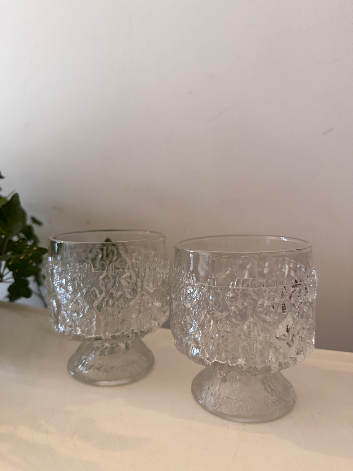 Walther Glass Ice Bark Coupe glazen