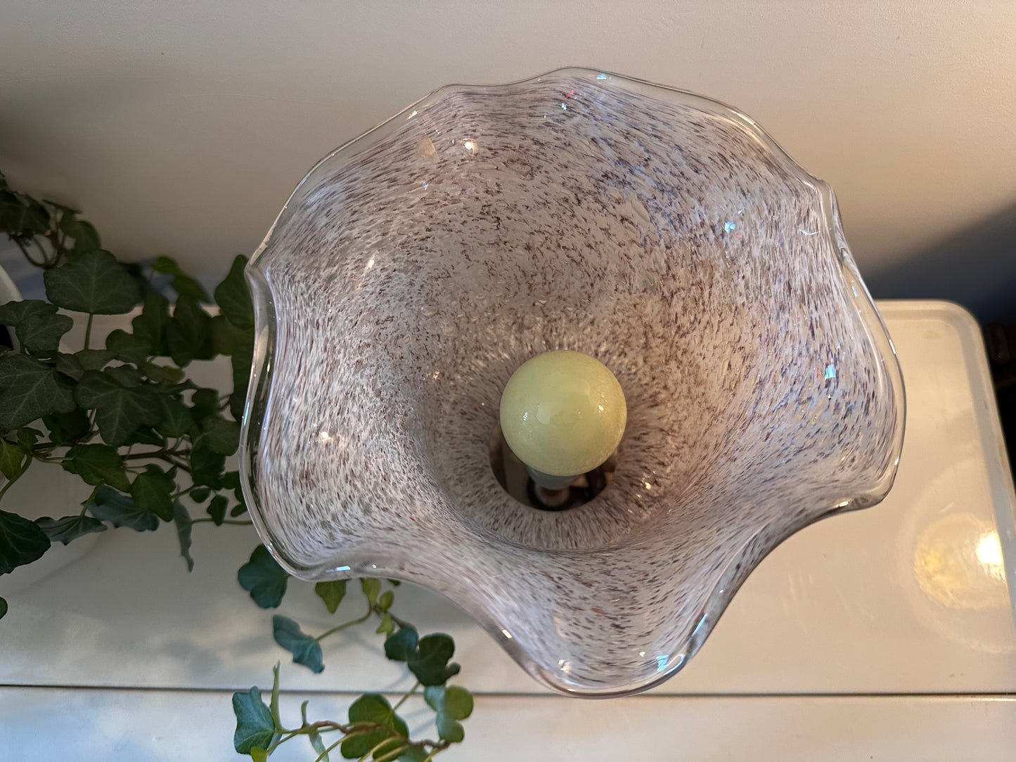 Murano glazen Doria vintage jaren 70 lamp