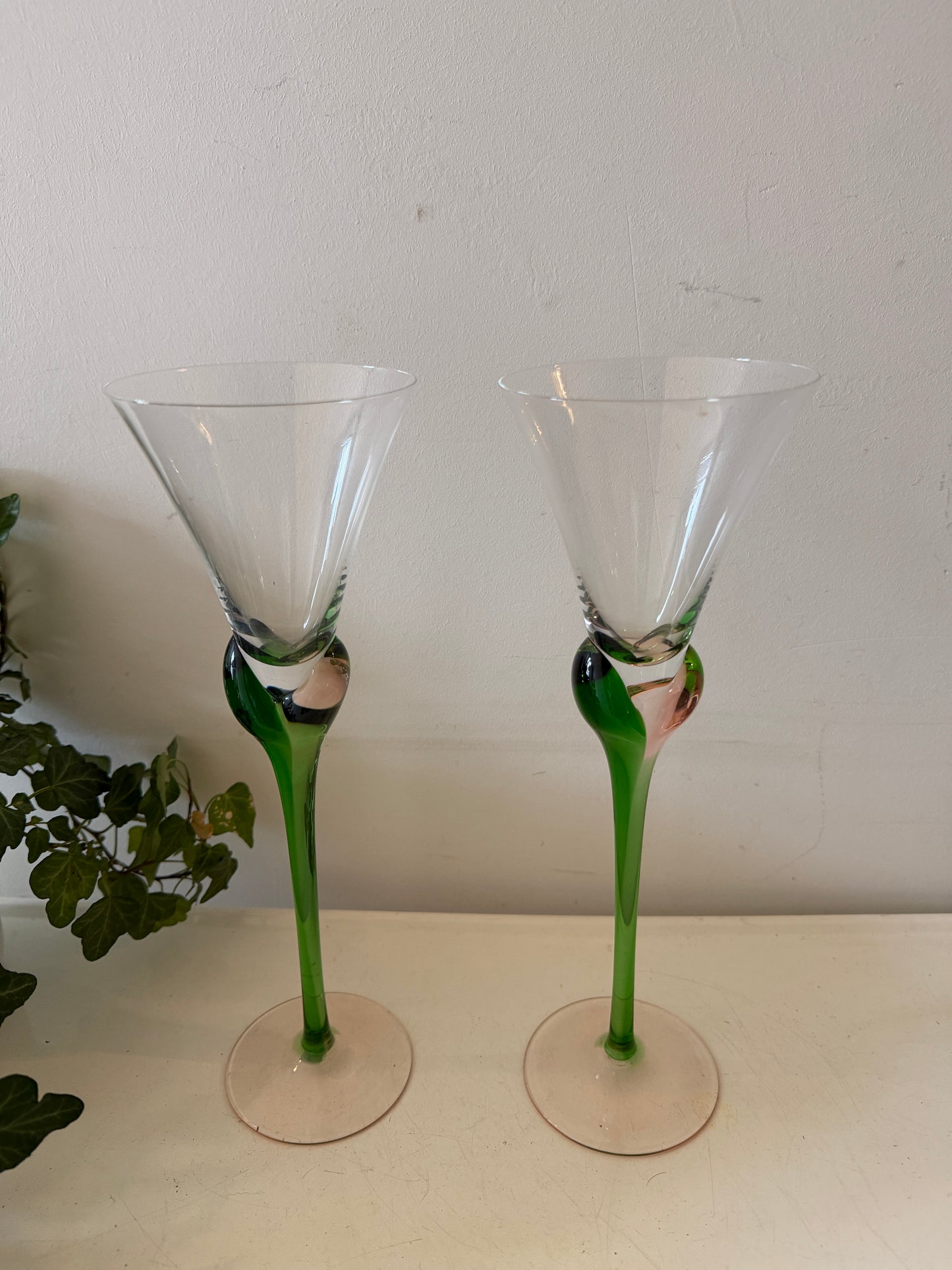 Boheems Kristal Tulip Champagne flutes