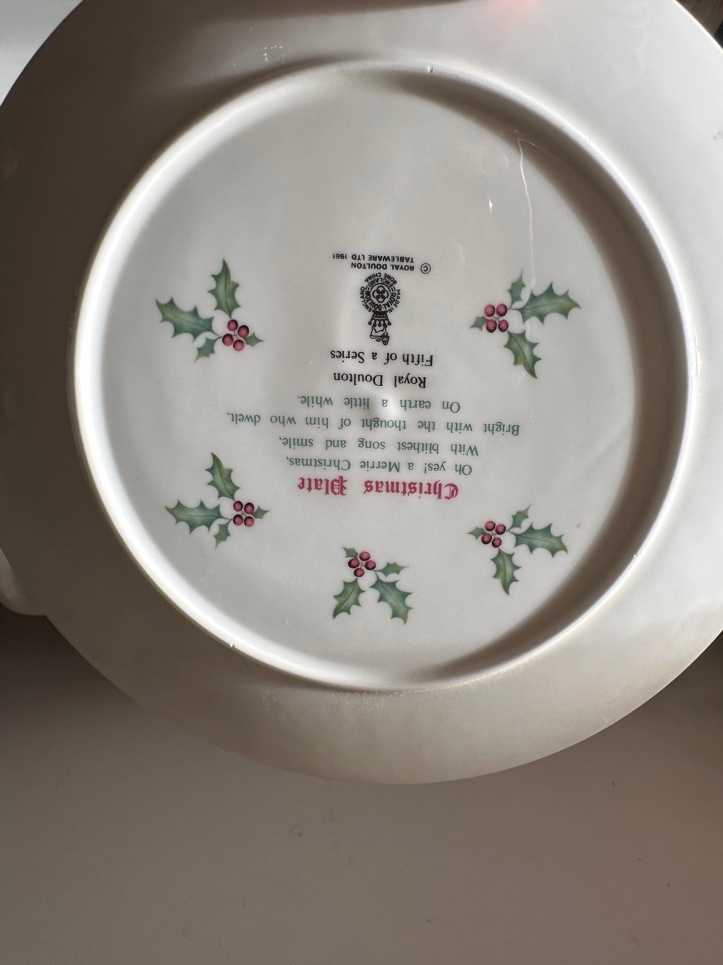 Set Royal Doulton Christmas Plates