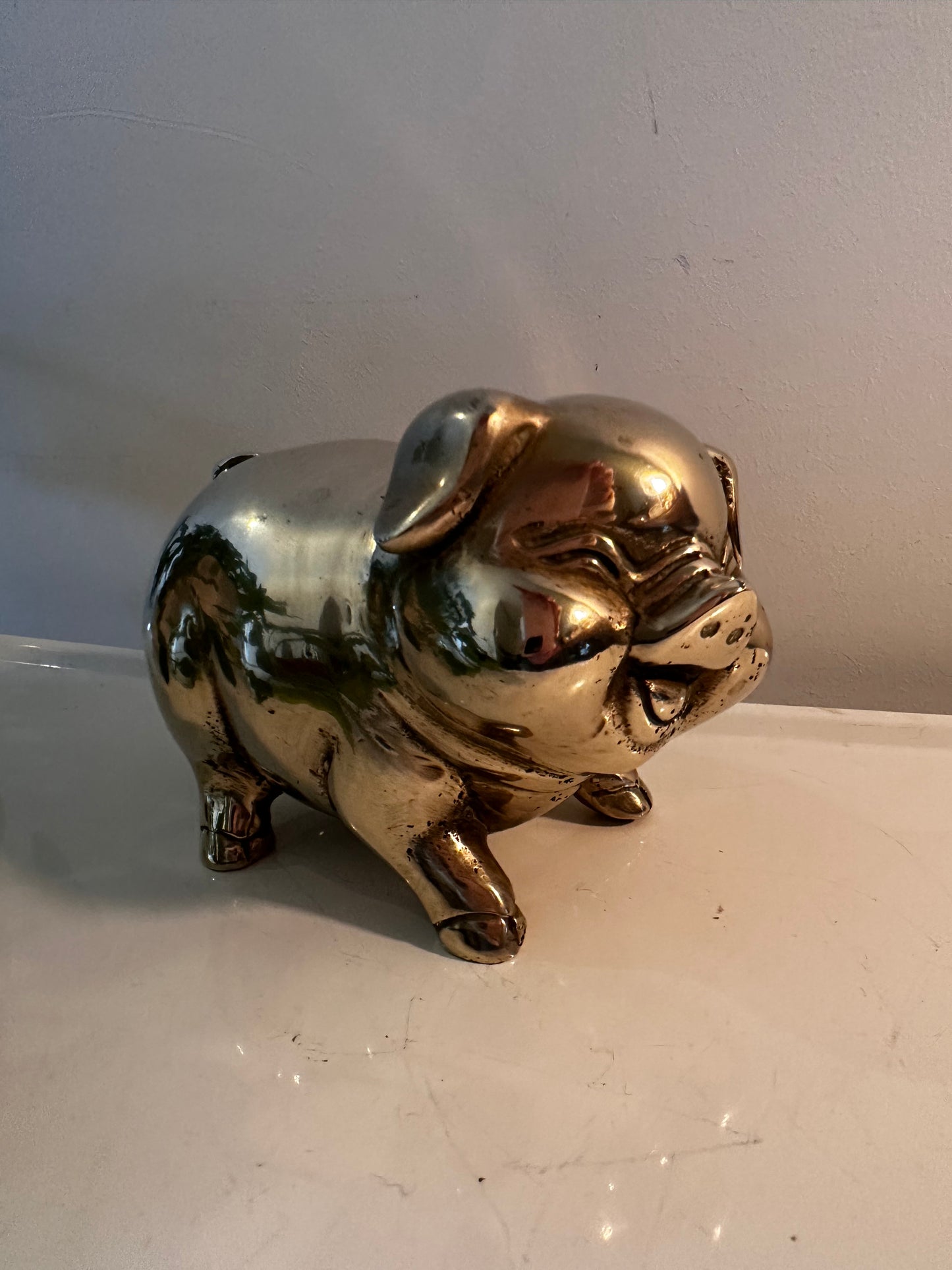 Messing vintage varkentje