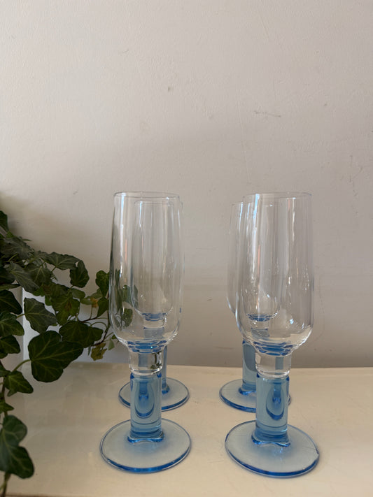 Set van 4 Bormioli Rocco flûtes