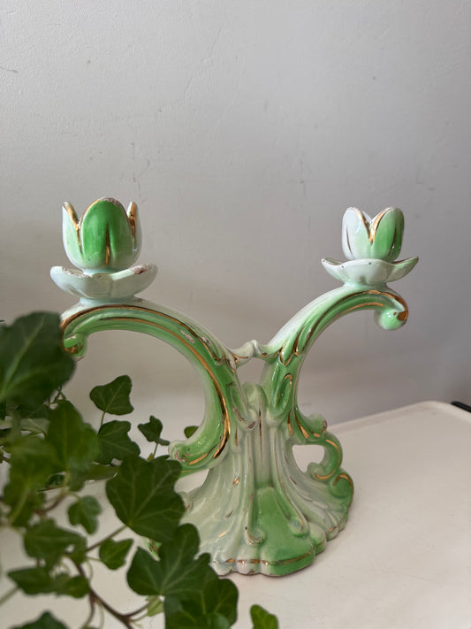 Dubbele kandelaar rococo stijl