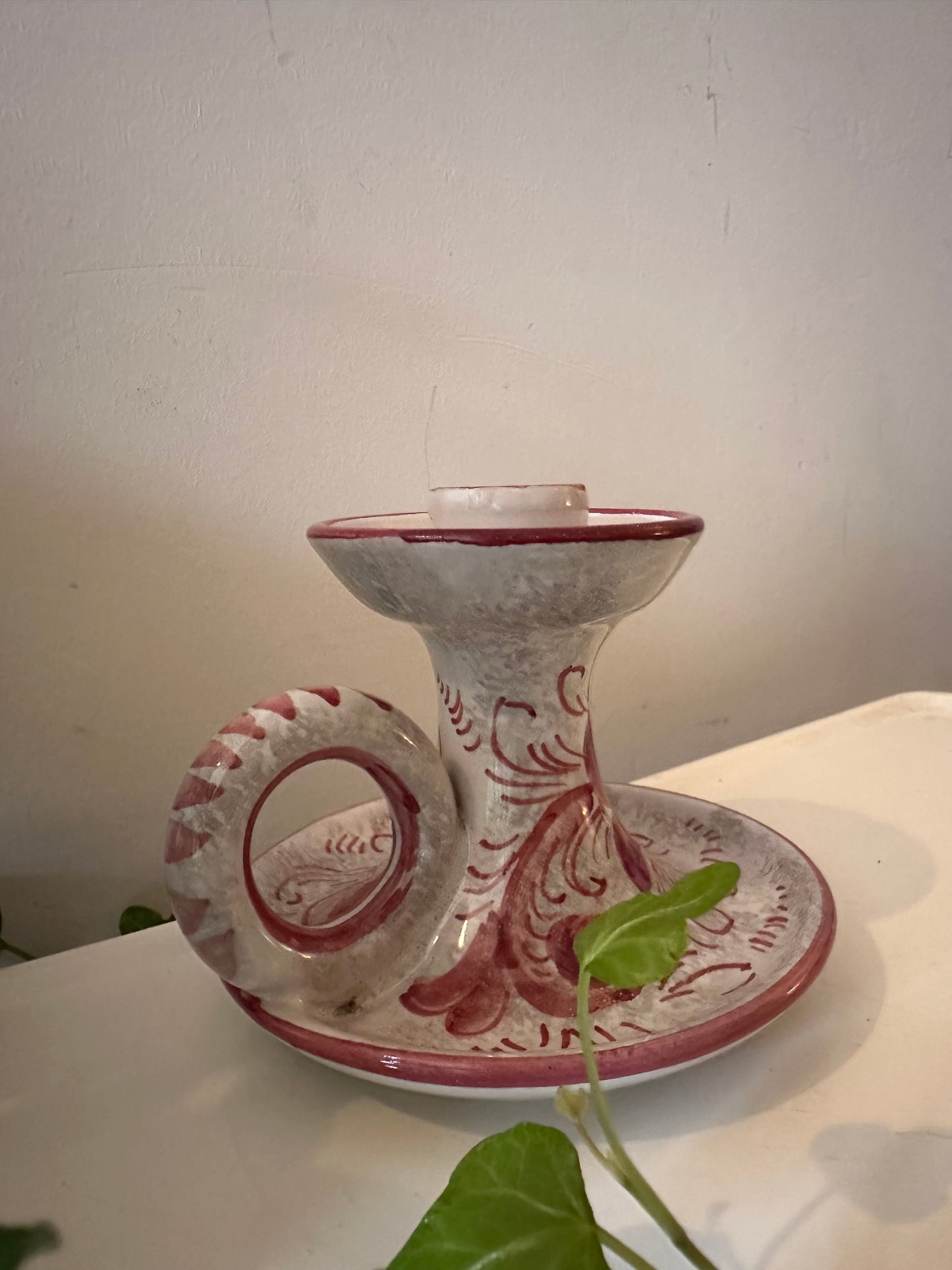 Italiaans keramieken kandelaar