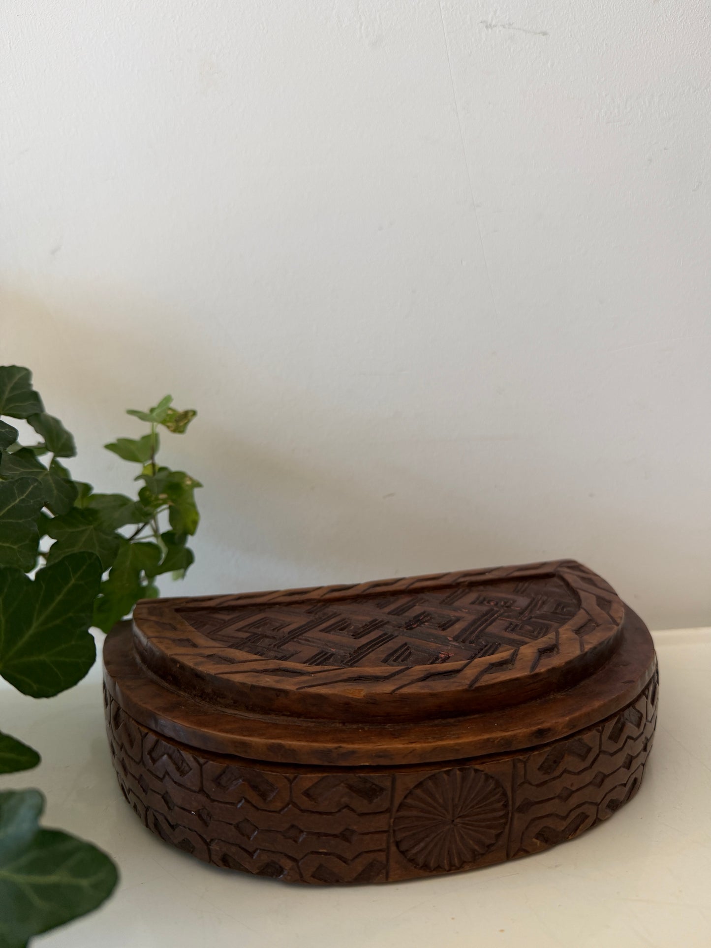 Houten bewaardoos