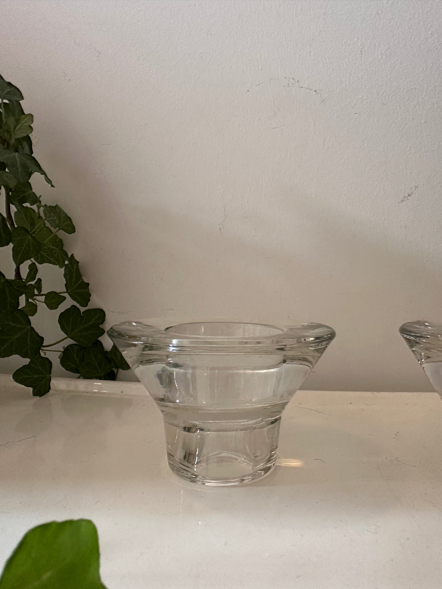 Set van 2 Scandinavische design kandelaars