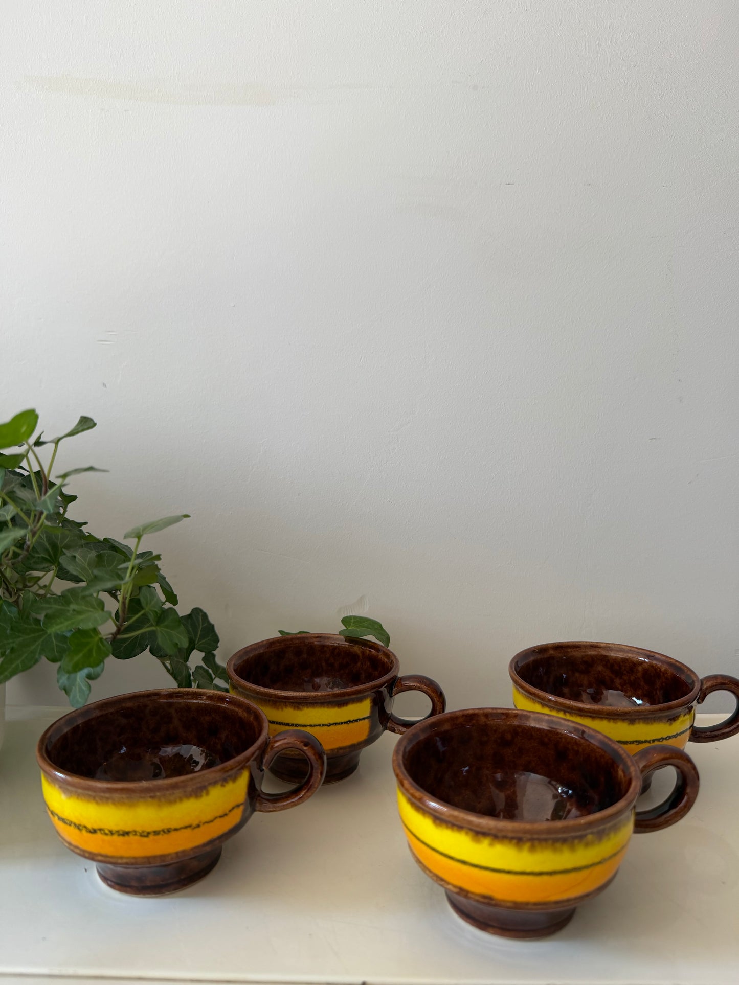 Keramieken West Germany koffie kopjes