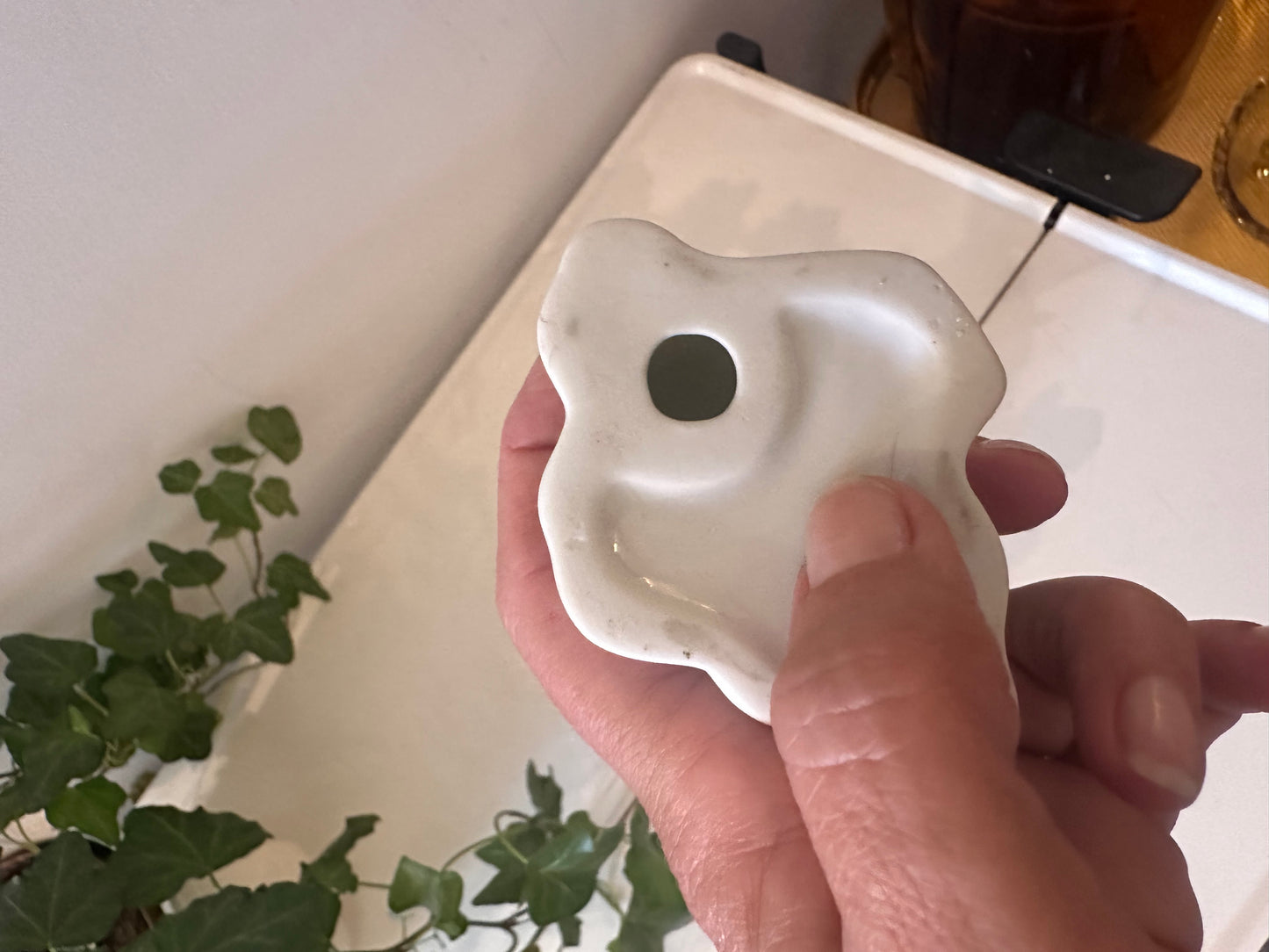 Porseleinen vogel beeldje